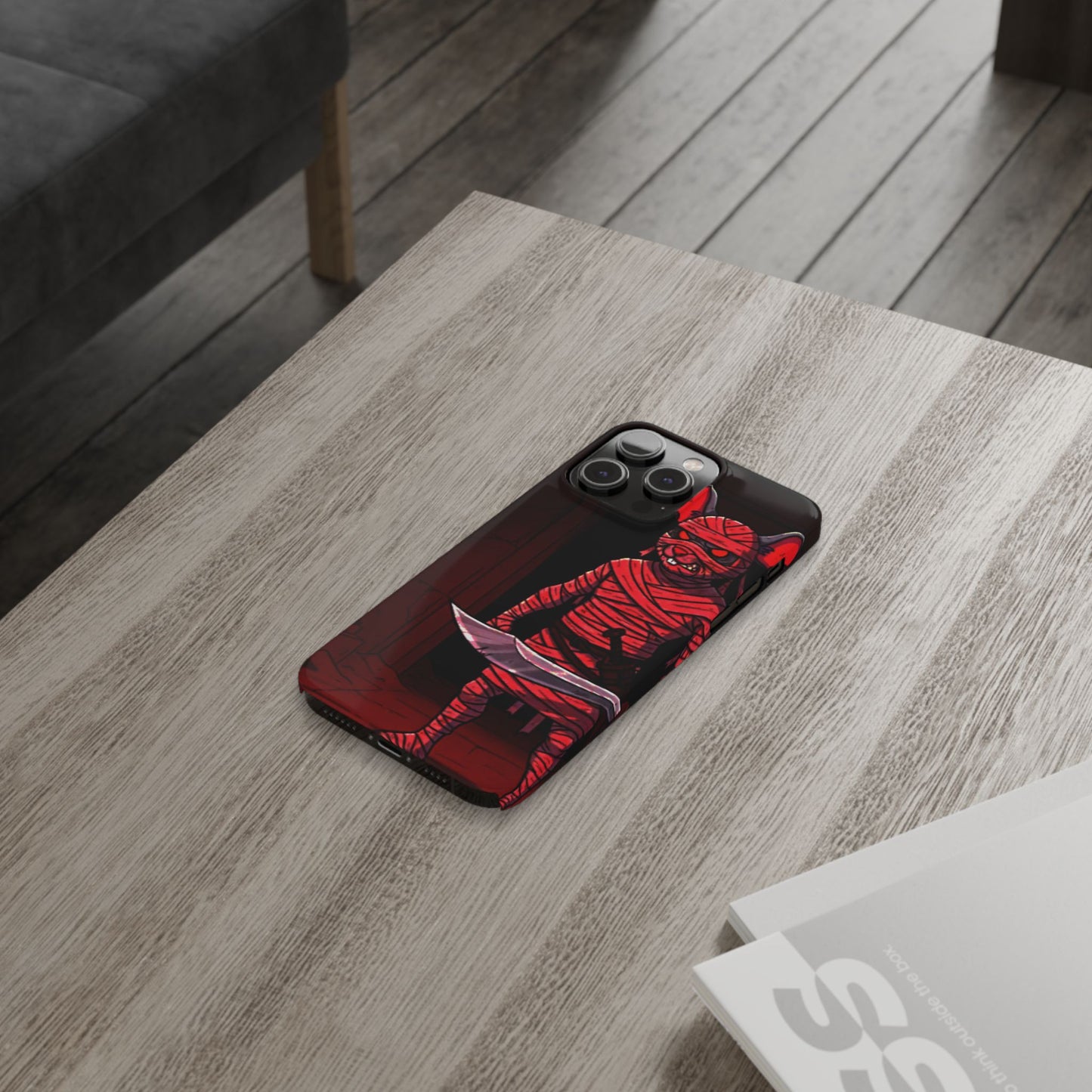 Halloween Agent Quacks Series Slim Phone Cases - Mummy Dr Murn Design