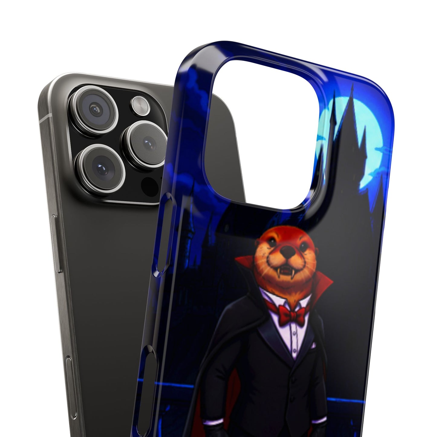 Halloween Agent Quacks Series Slim Phone Cases - Vampire Gearshift Design