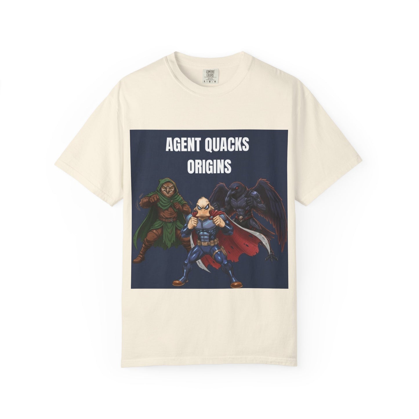 Agent Quacks – Origins | Unisex Garment-Dyed T-Shirt