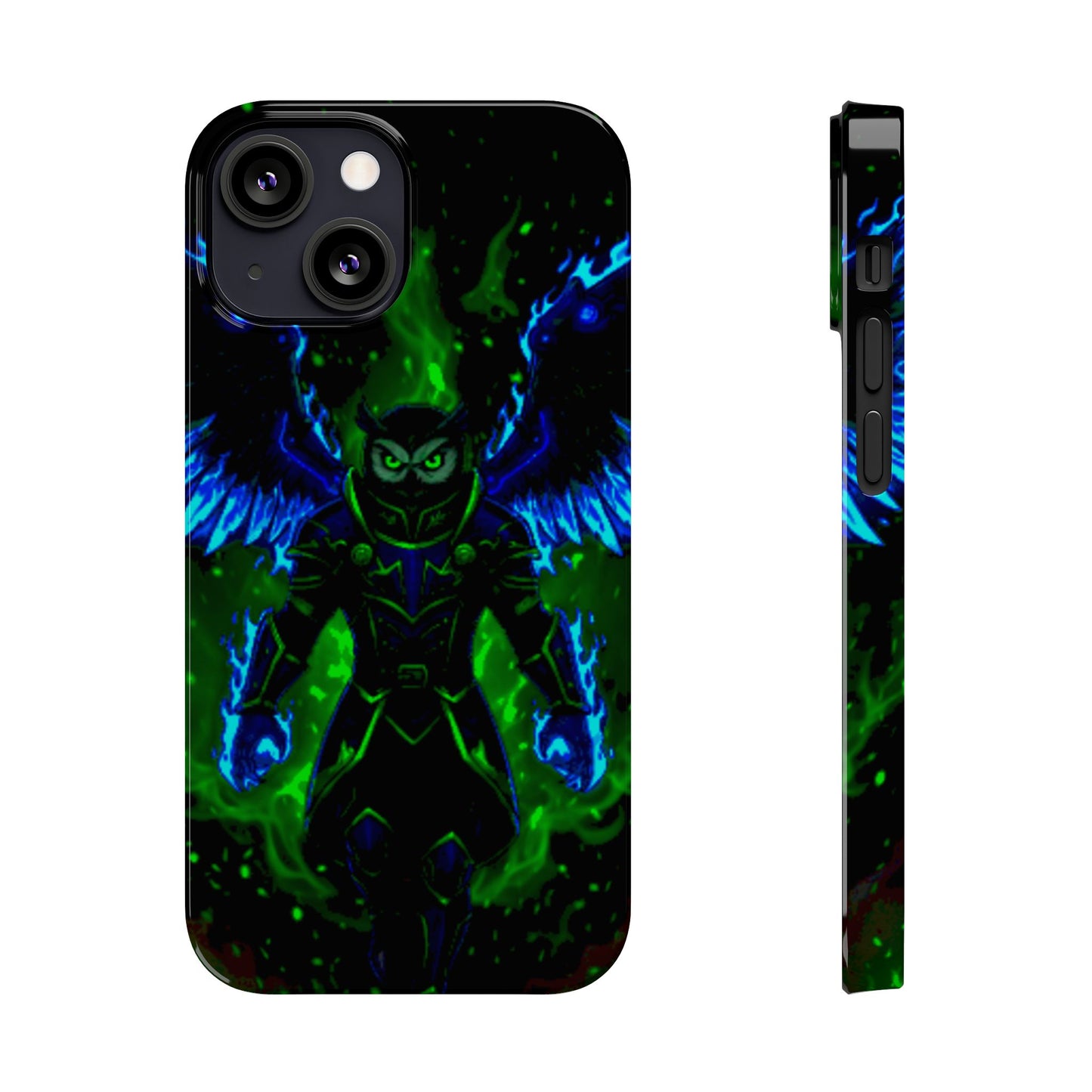 Halloween Agent Quacks Series Slim Phone Cases - Fiery General Onyx Design