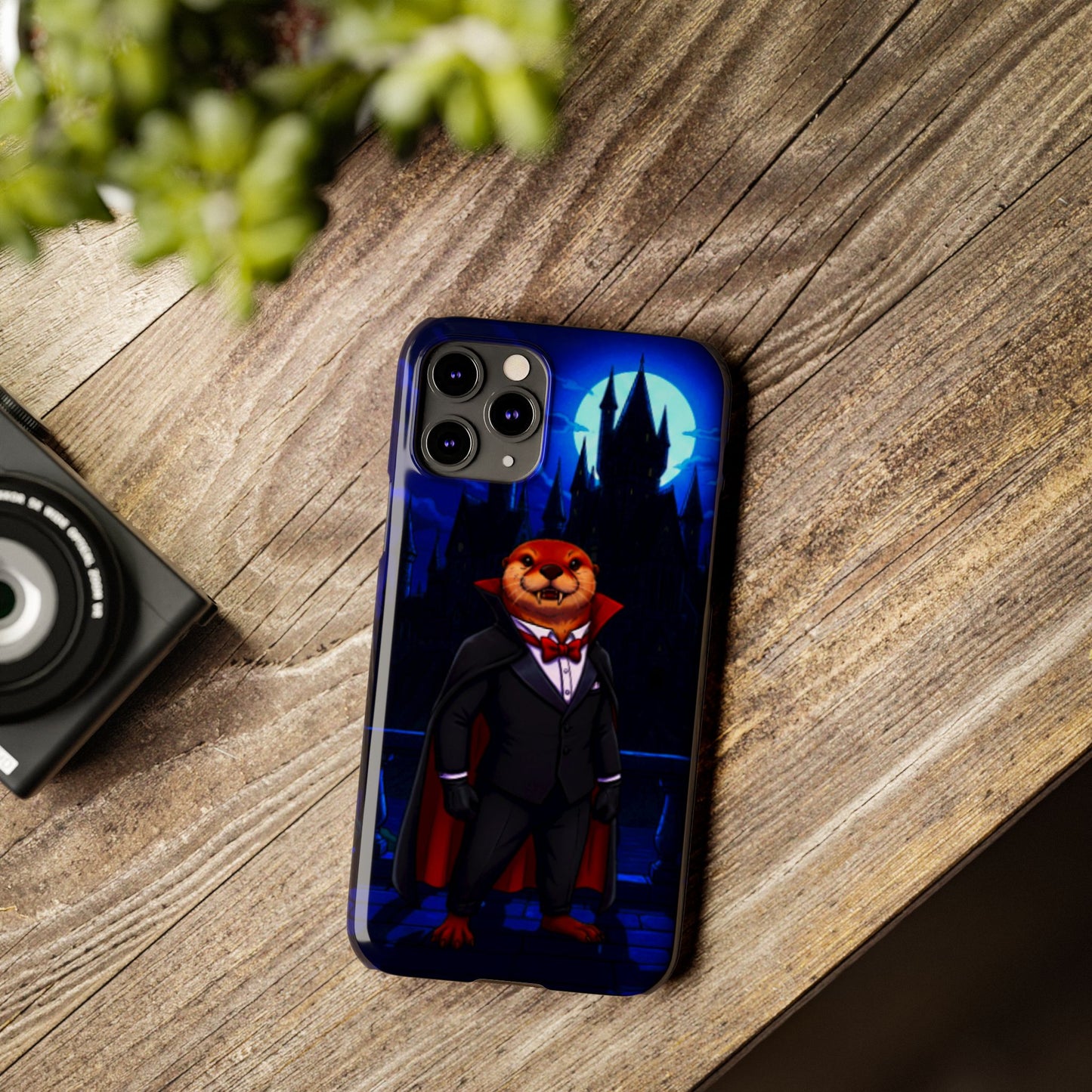 Halloween Agent Quacks Series Slim Phone Cases - Vampire Gearshift Design