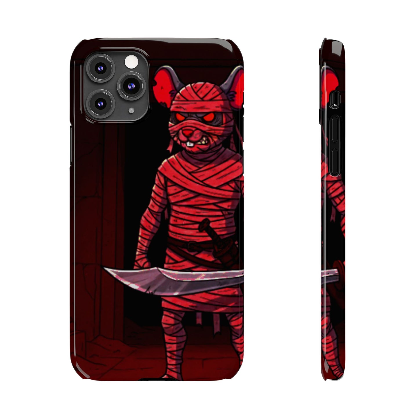 Halloween Agent Quacks Series Slim Phone Cases - Mummy Dr Murn Design