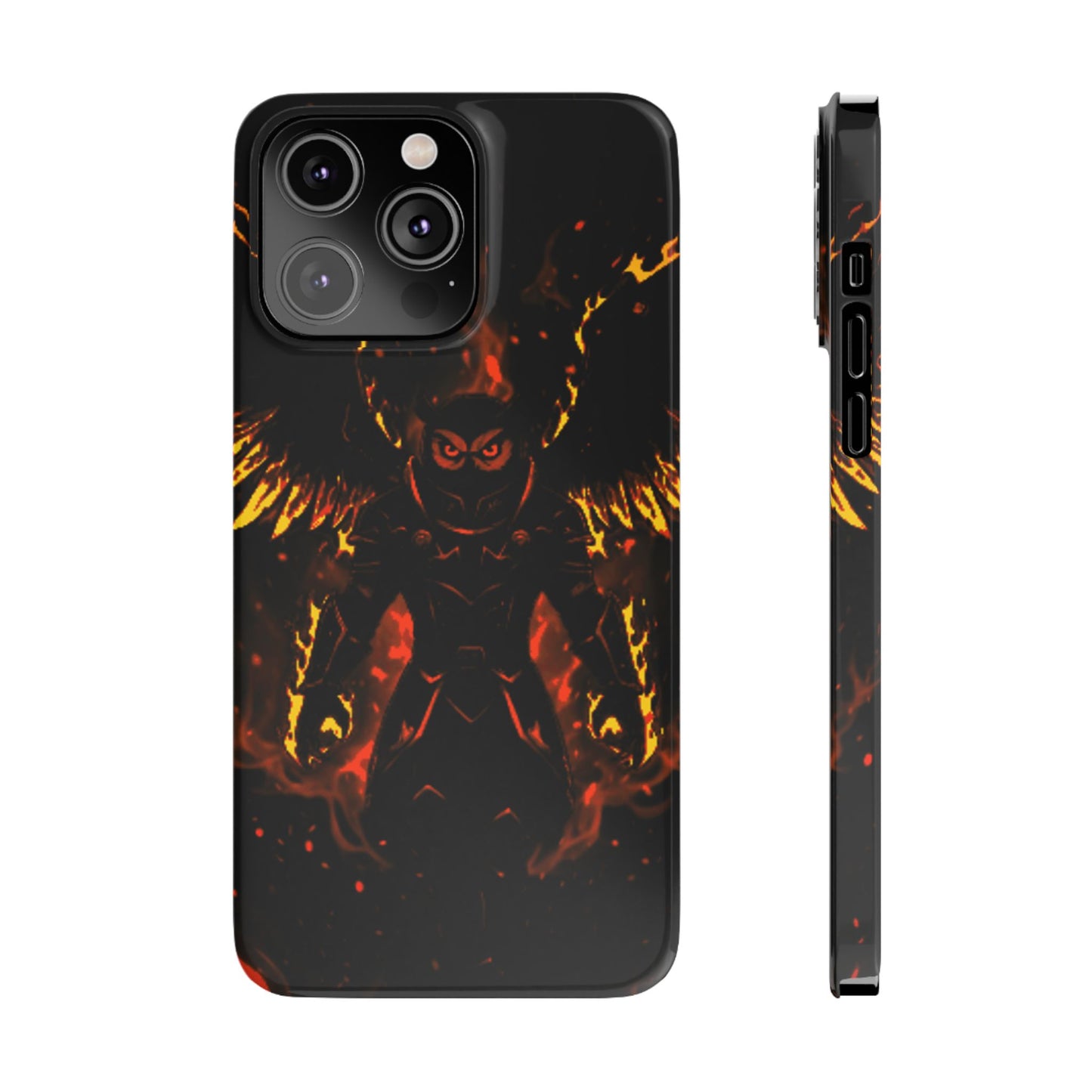 Halloween Agent Quacks Series Slim Phone Cases - Fiery General Onyx Design