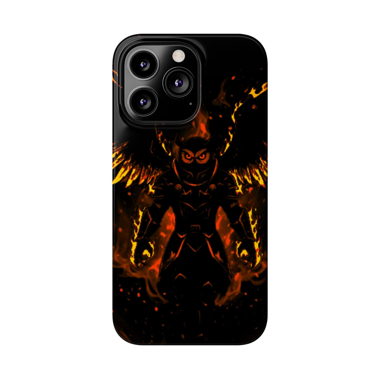 Halloween Agent Quacks Series Slim Phone Cases - Fiery General Onyx Design