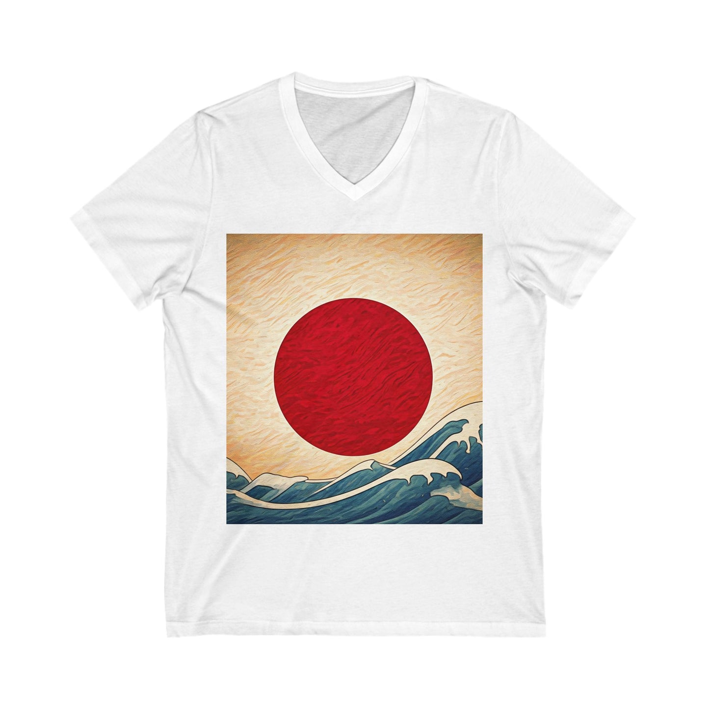 Japanese Wave Graphic Tee, Unisex Casual Shirt, Summer Fashion, Beachwear, Vacation Outfit, Gift for Travelers, Graphic T-Shirt