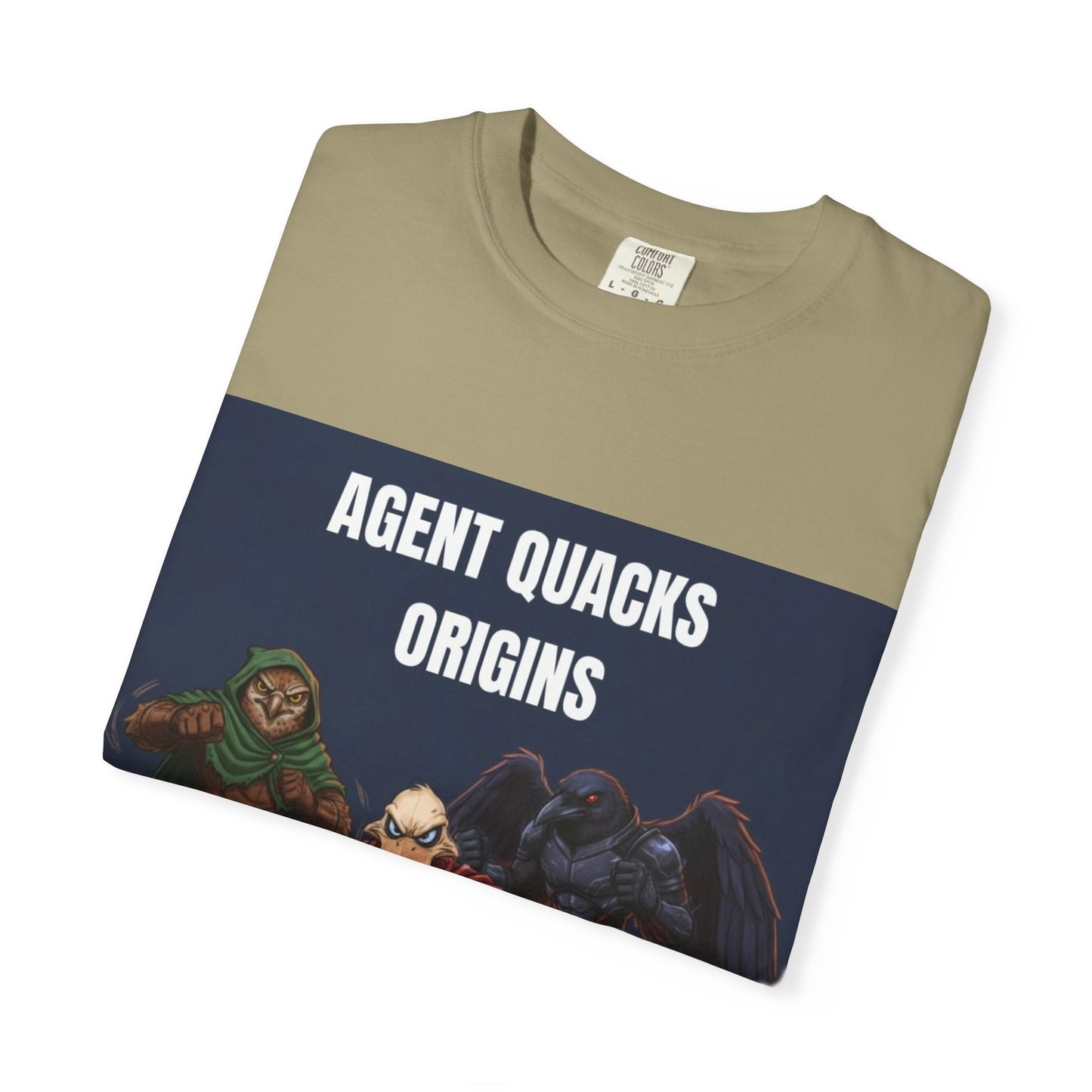 Agent Quacks – Origins | Unisex Garment-Dyed T-Shirt