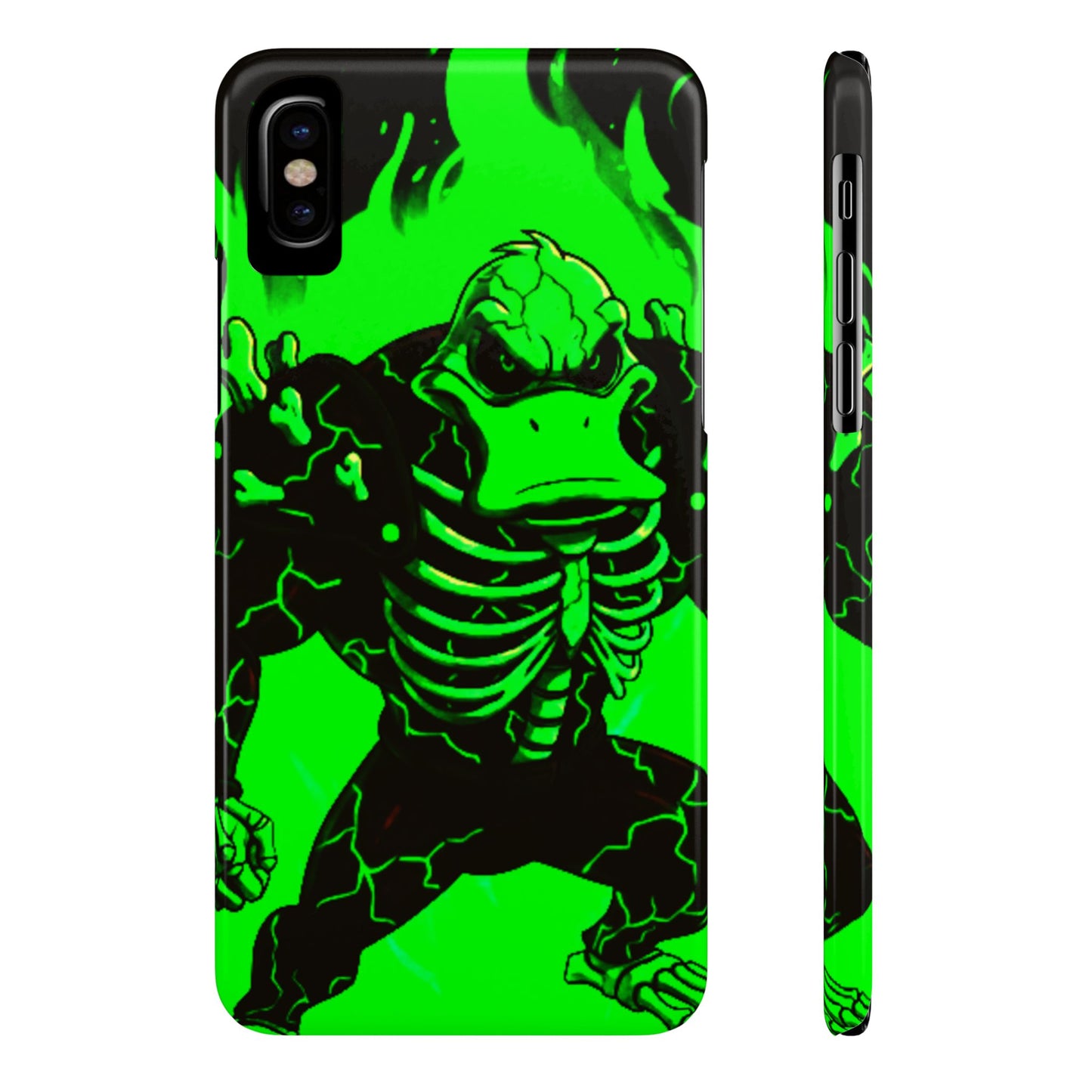 Halloween Agent Quacks Series Slim Phone Cases - Skeleton Quacks Design