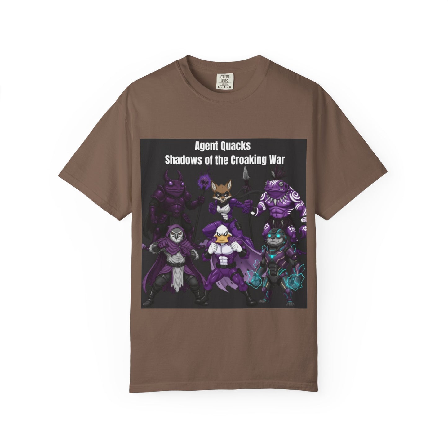 Agent Quacks – Shadows of the Croaking War | Unisex Garment-Dyed T-Shirt