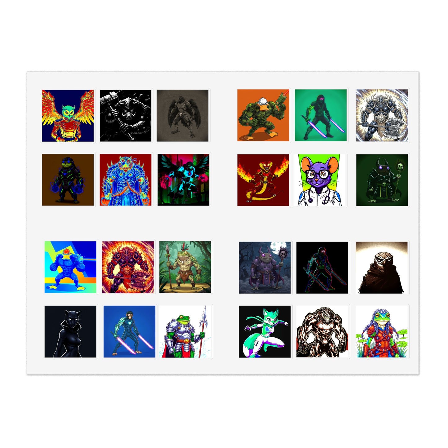 Agent Quacks Series Sticker Sheets