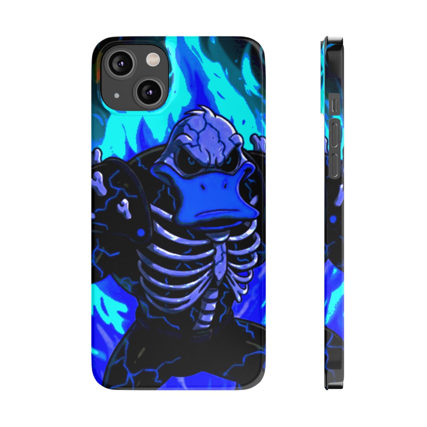Halloween Agent Quacks Series Slim Phone Cases - Skeleton Quacks Design