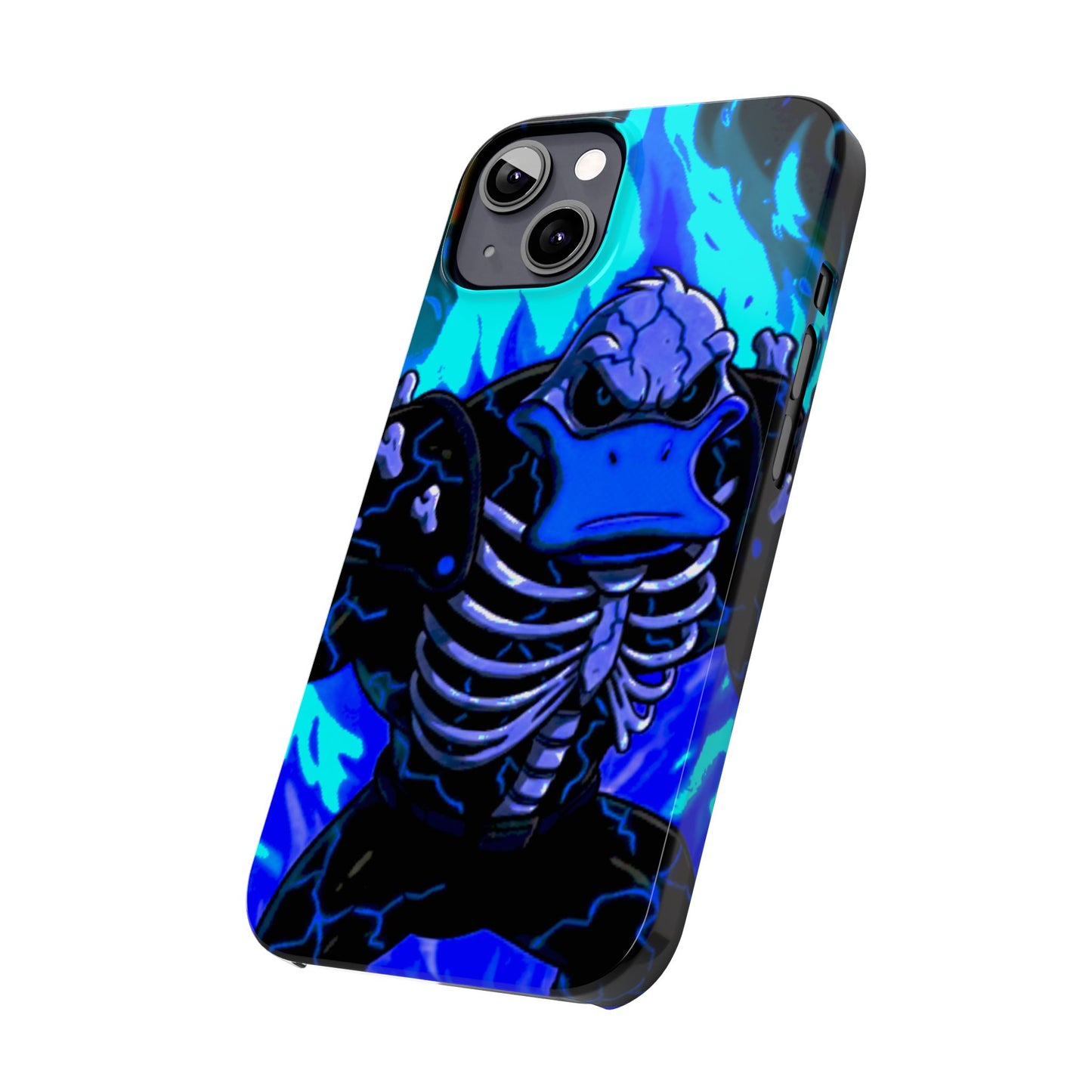 Halloween Agent Quacks Series Slim Phone Cases - Skeleton Quacks Design