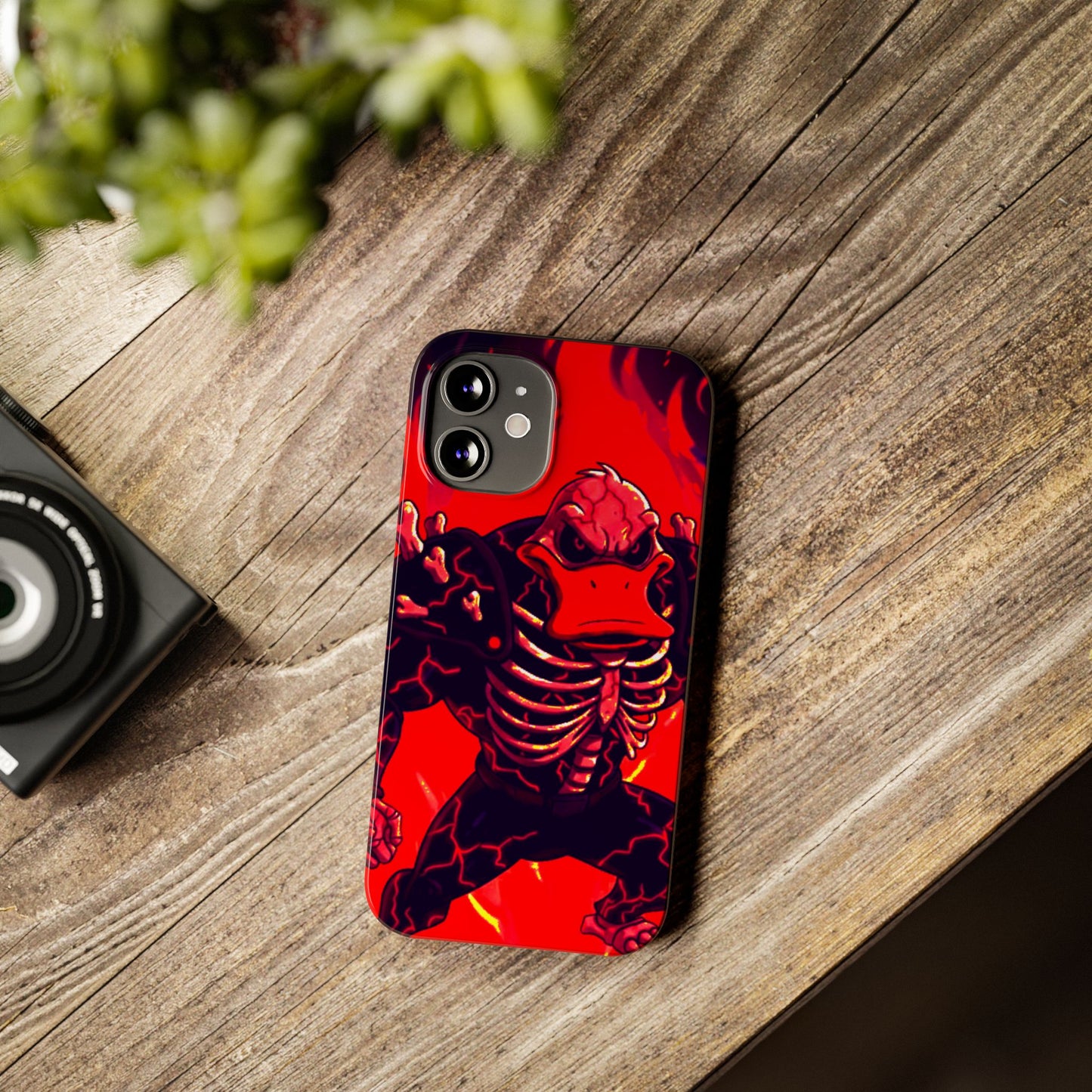 Halloween Agent Quacks Series Slim Phone Cases - Skeleton Quacks Design
