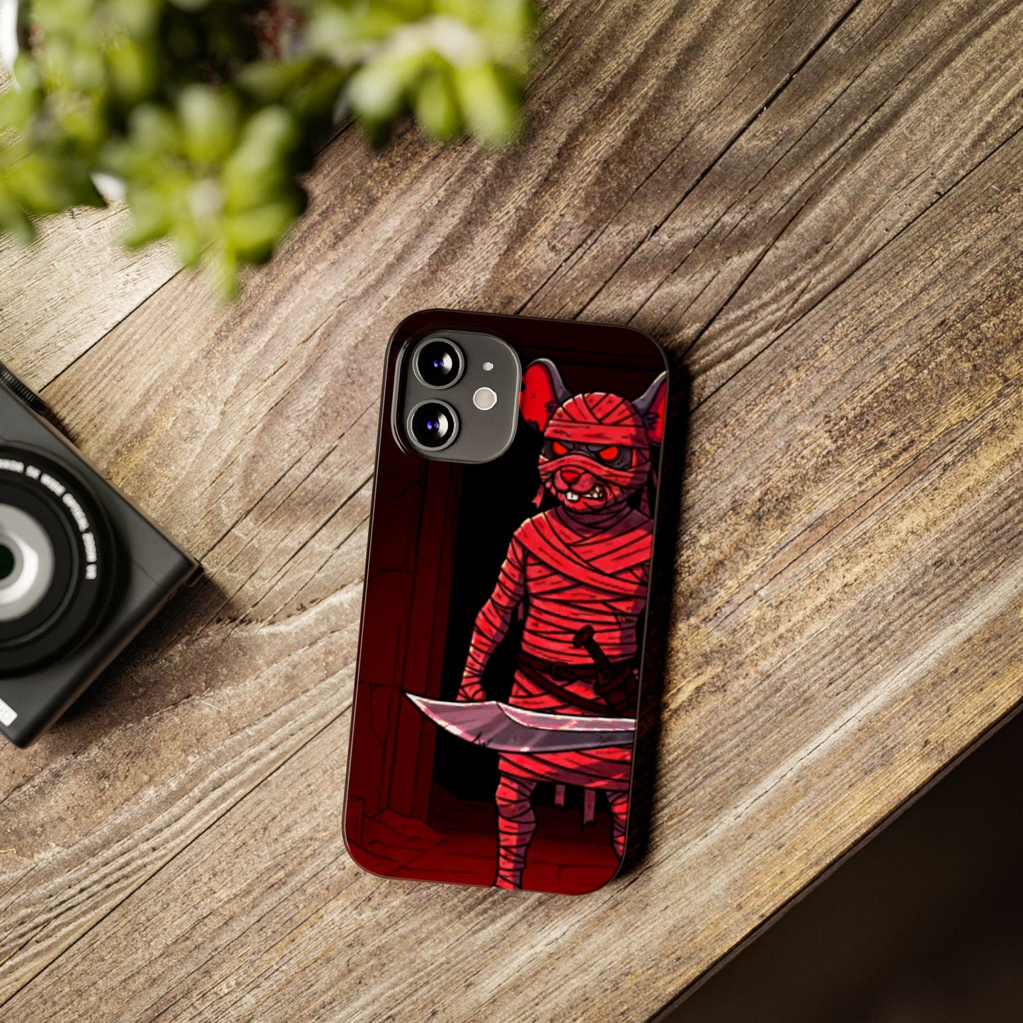 Halloween Agent Quacks Series Slim Phone Cases - Mummy Dr Murn Design