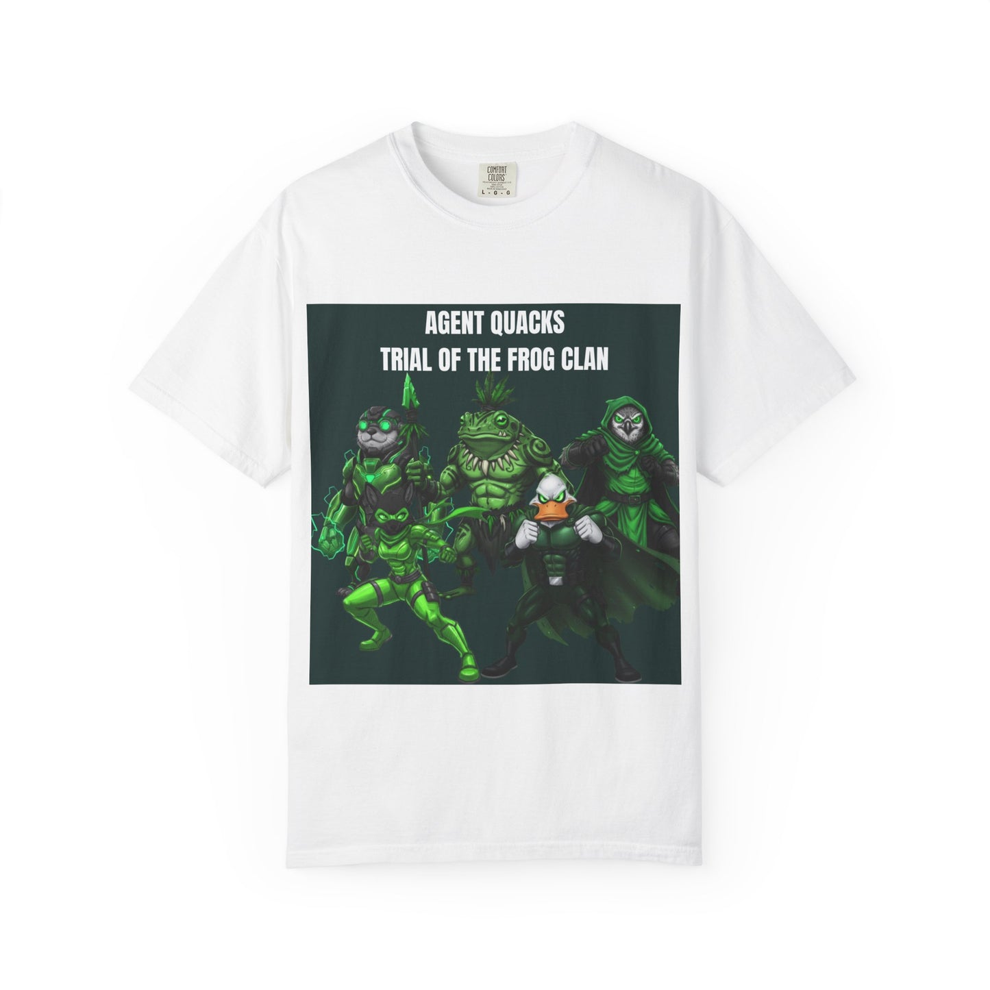 Agent Quacks – The Trial of the Frog Clan | Unisex Garment-Dyed T-Shirt