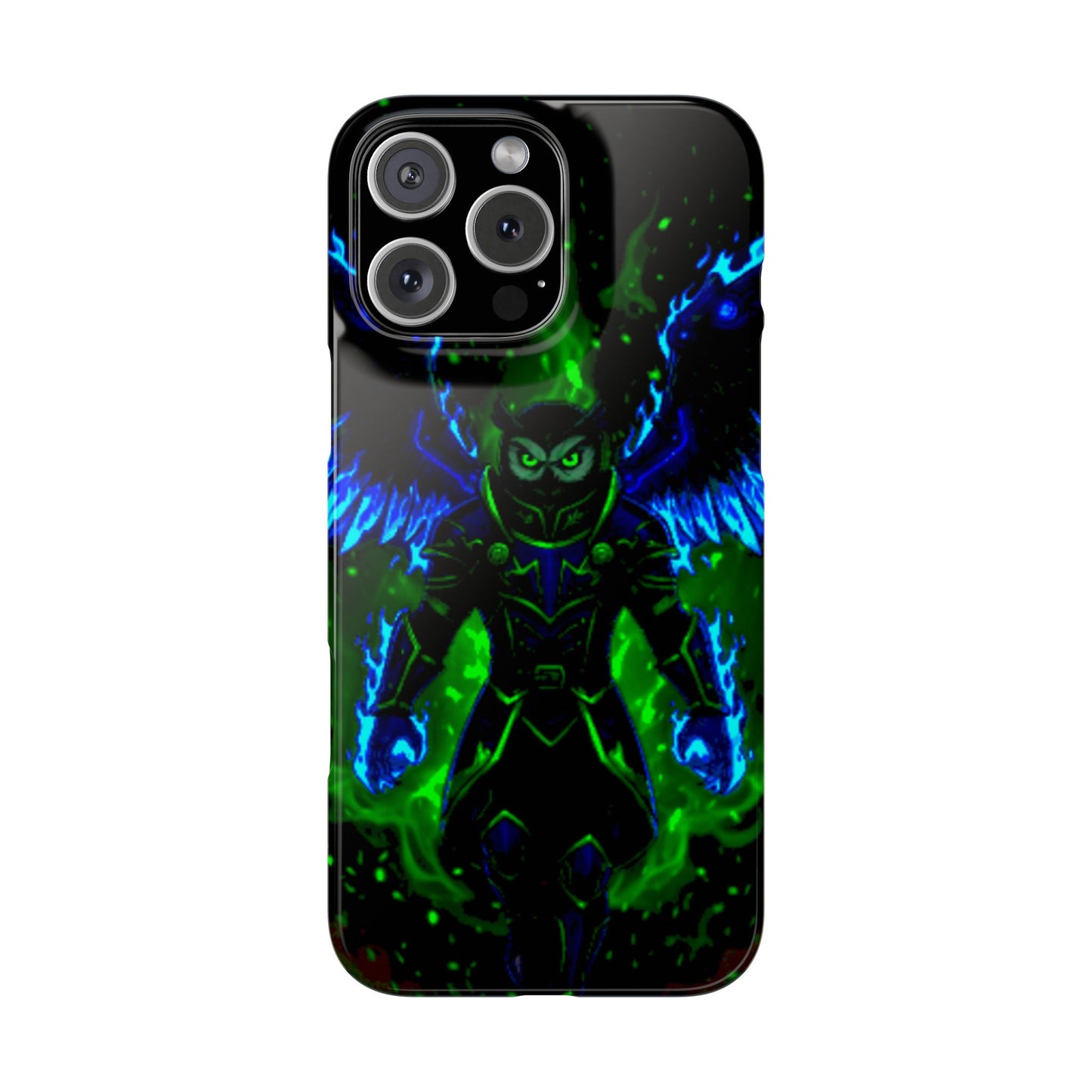 Halloween Agent Quacks Series Slim Phone Cases - Fiery General Onyx Design