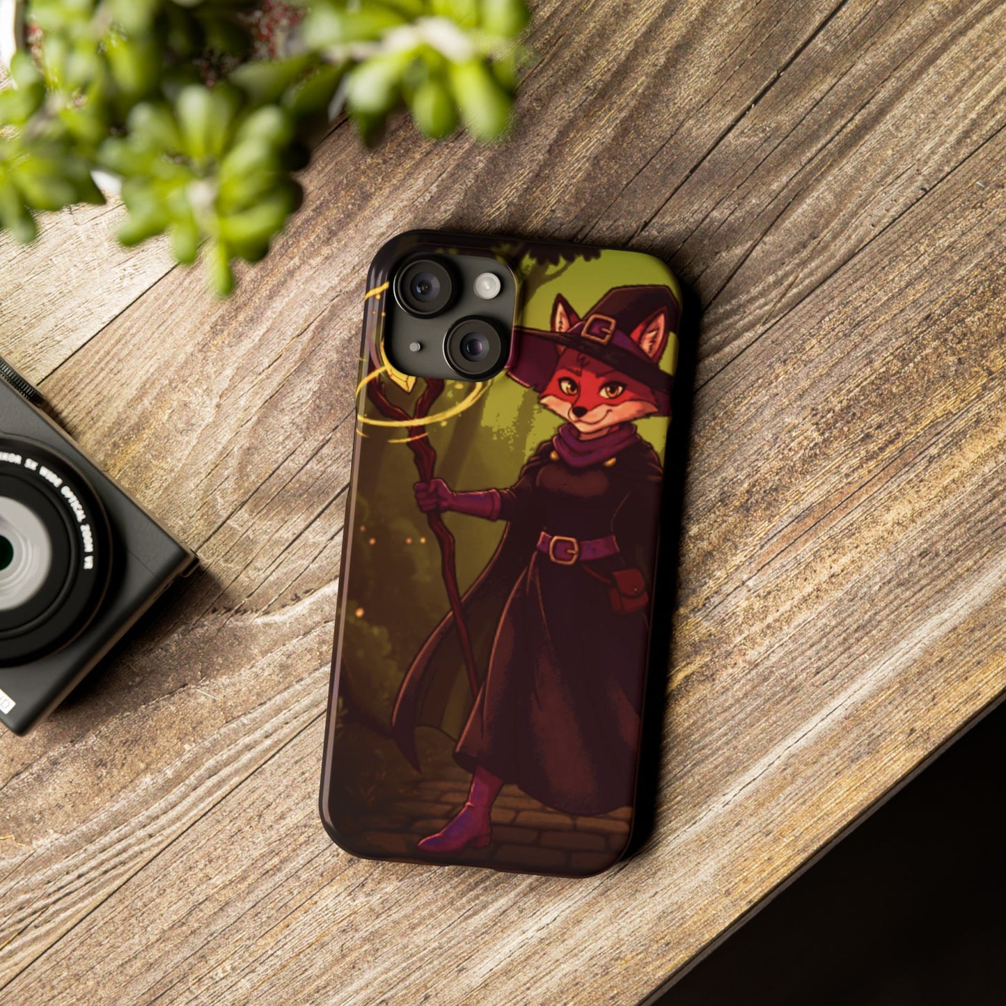 Halloween Agent Quacks Series Slim Phone Cases - Witch Vixx Design