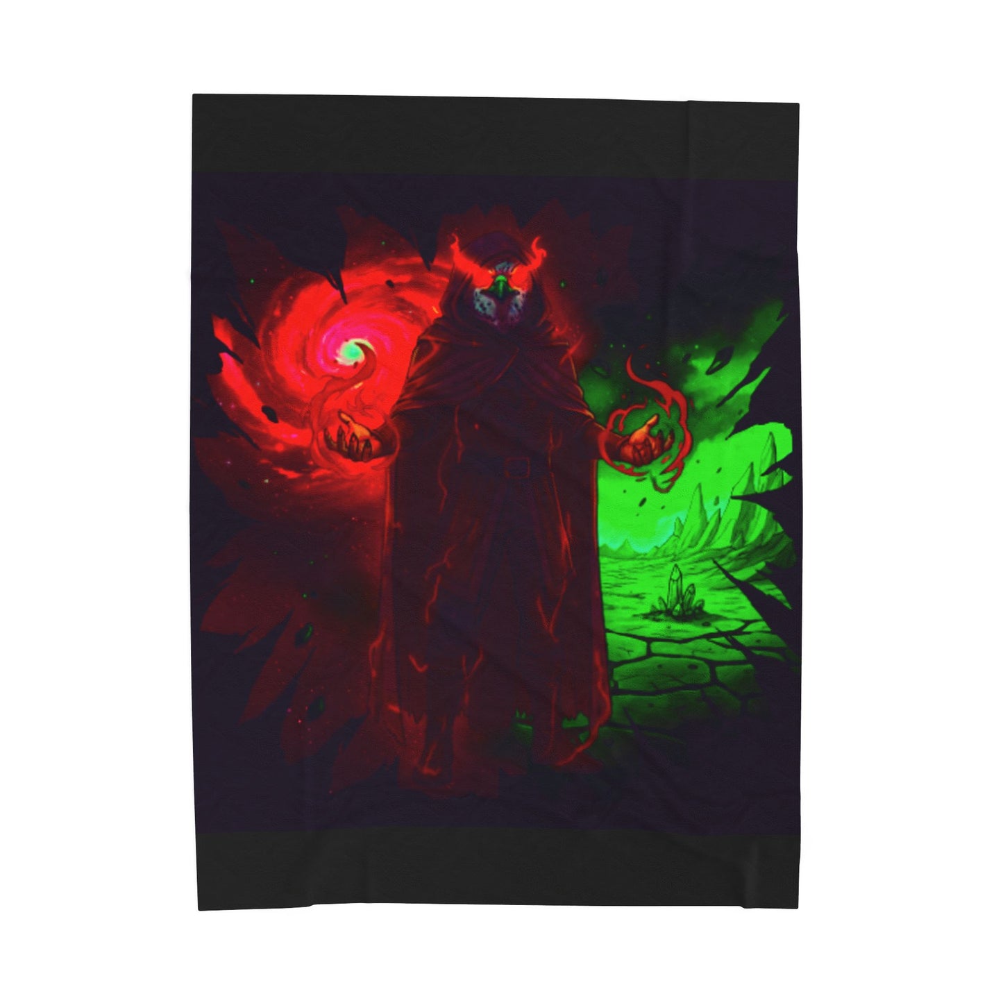 Halloween Agent Quacks Series Velveteen Plush Blanket - Wizard Talon Design