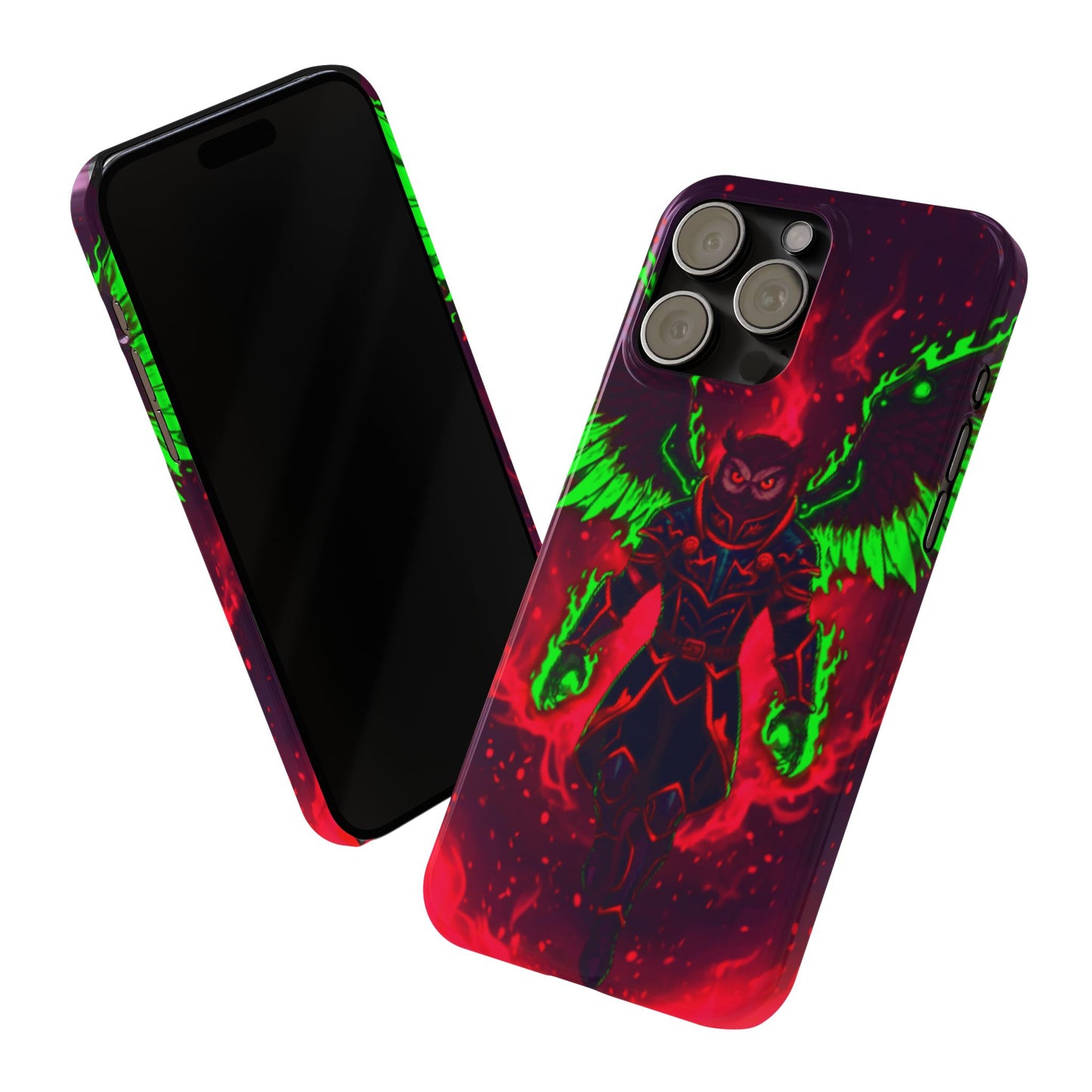 Halloween Agent Quacks Series Slim Phone Cases - Fiery General Onyx Design