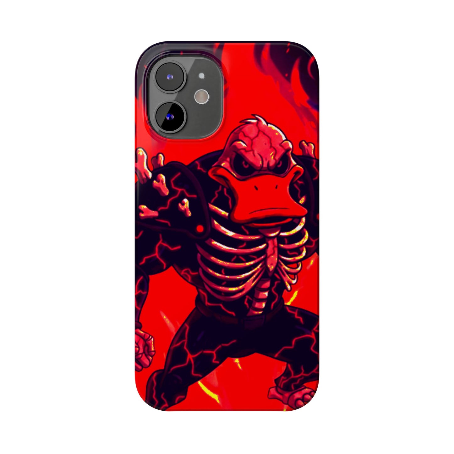 Halloween Agent Quacks Series Slim Phone Cases - Skeleton Quacks Design