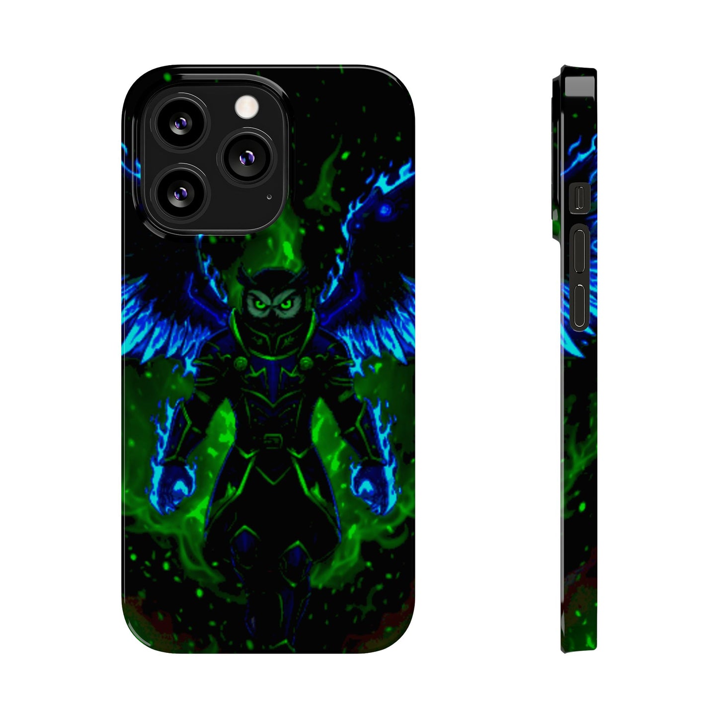 Halloween Agent Quacks Series Slim Phone Cases - Fiery General Onyx Design