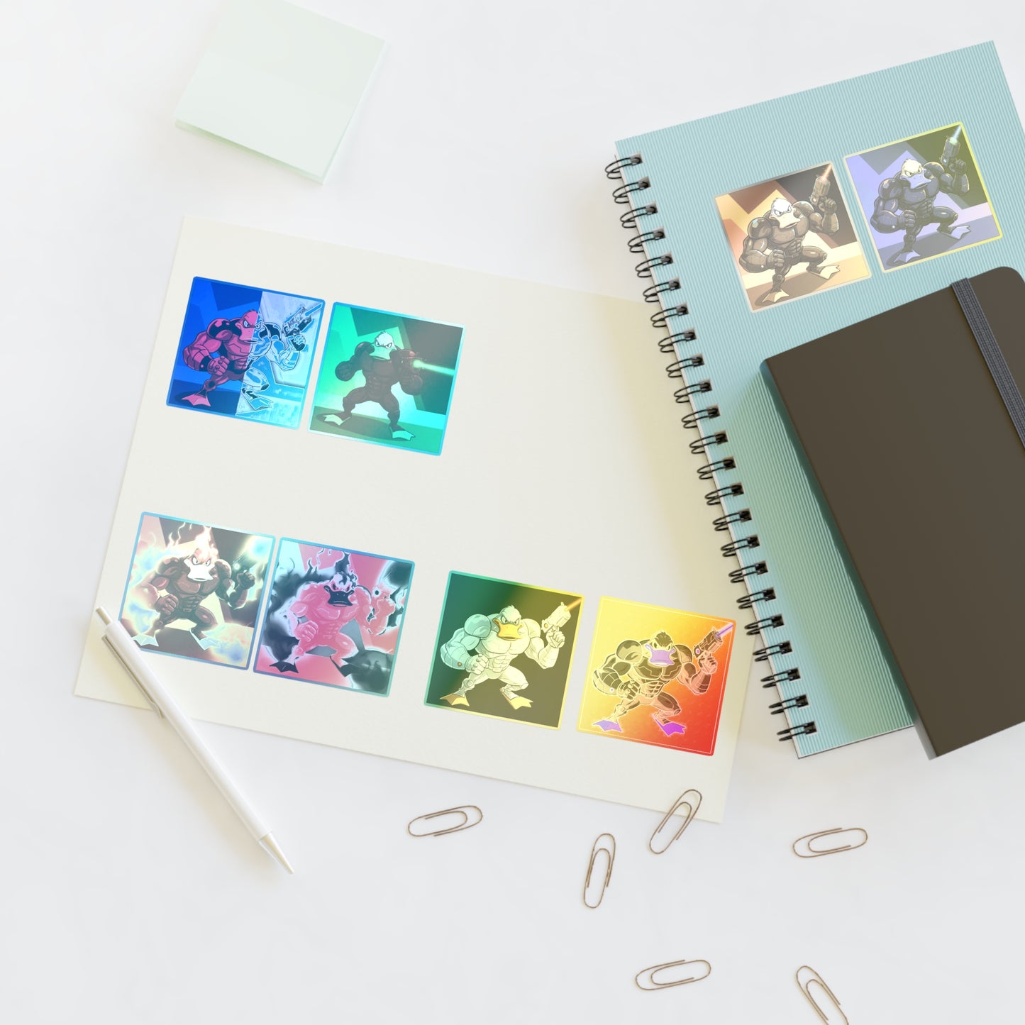 Agent Quacks Series Sticker Sheets - Quacks Design