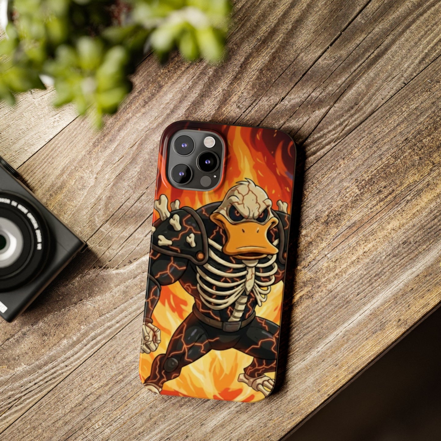 Halloween Agent Quacks Series Slim Phone Cases - Skeleton Quacks Design