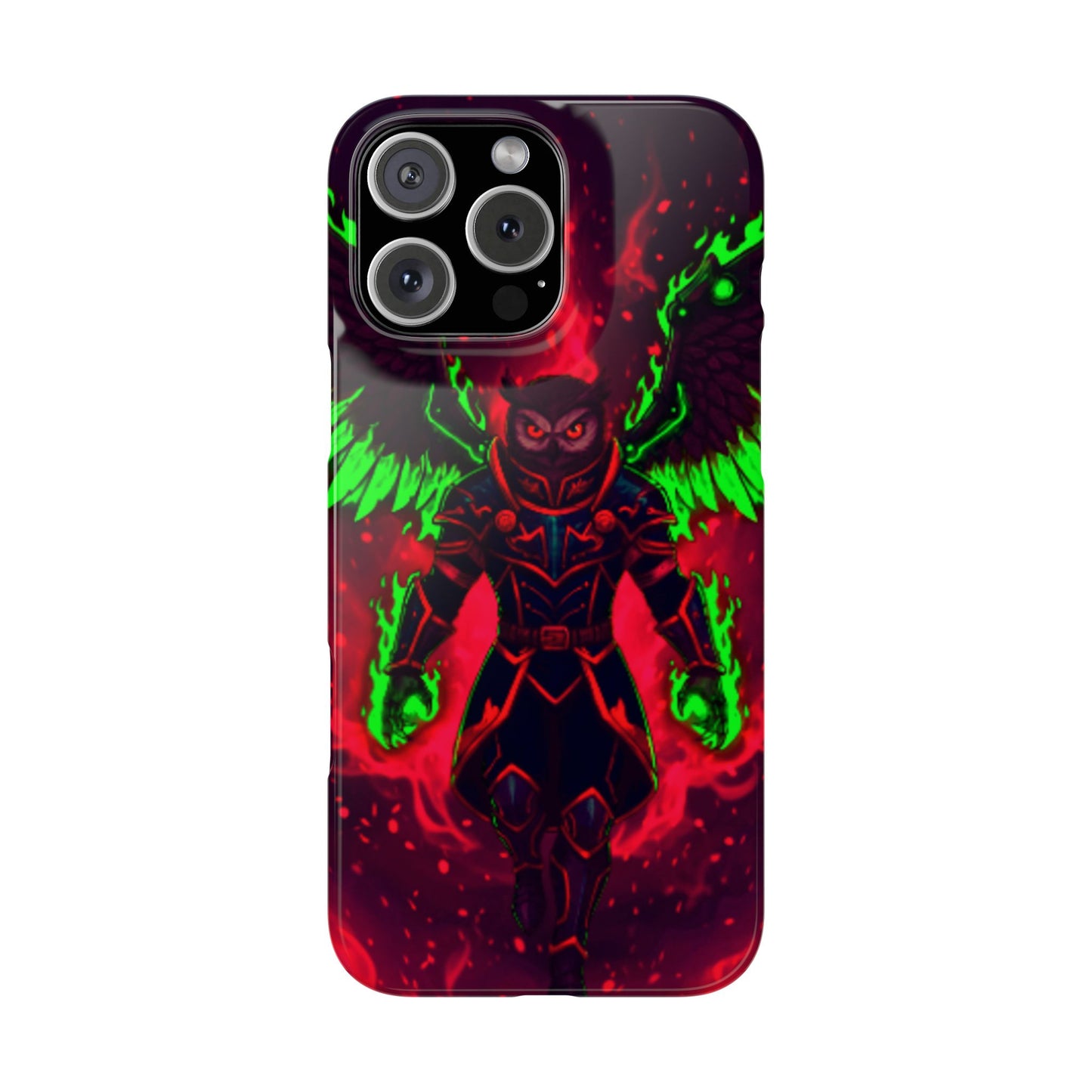 Halloween Agent Quacks Series Slim Phone Cases - Fiery General Onyx Design