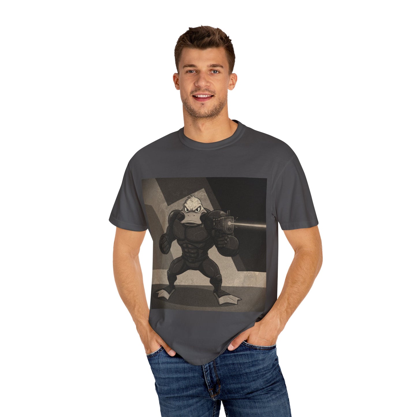 Agent Quacks Series Unisex T-shirt - B/W Quacks Design