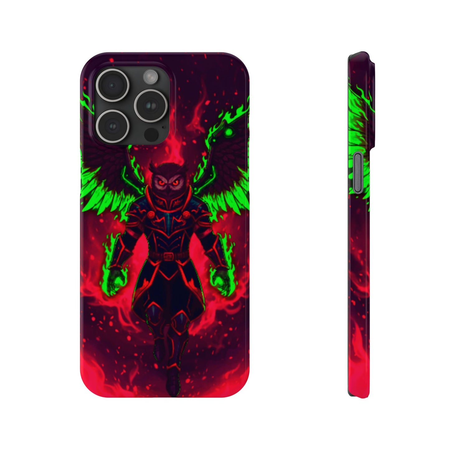Halloween Agent Quacks Series Slim Phone Cases - Fiery General Onyx Design