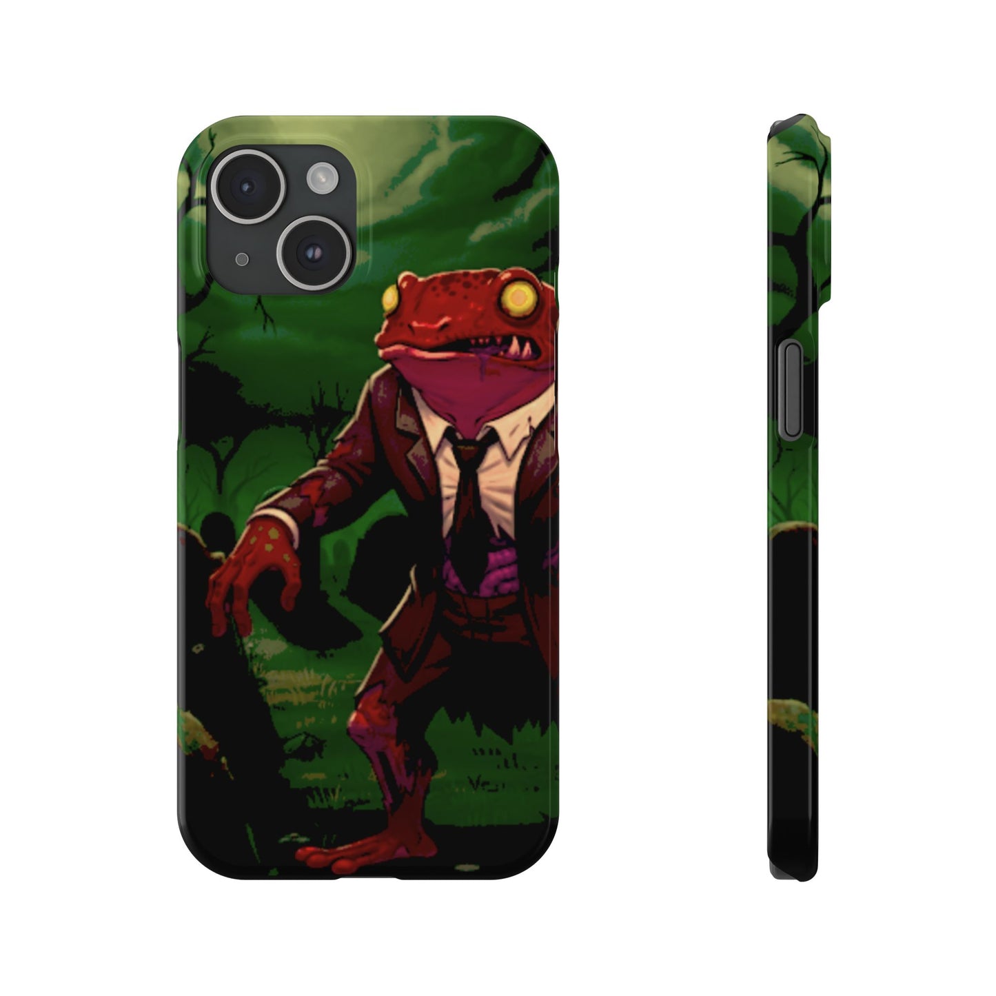 Halloween Agent Quacks Series Slim Phone Cases - Zombie Goro Design