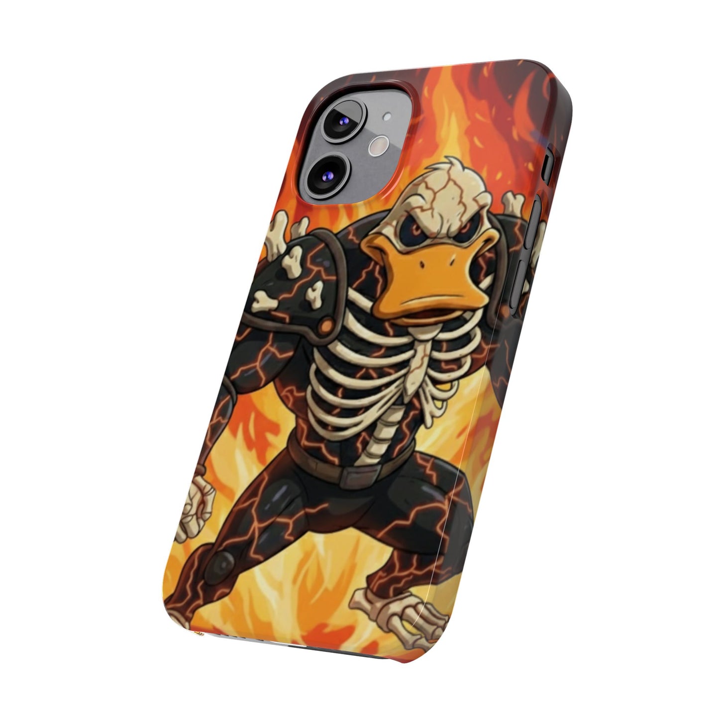 Halloween Agent Quacks Series Slim Phone Cases - Skeleton Quacks Design
