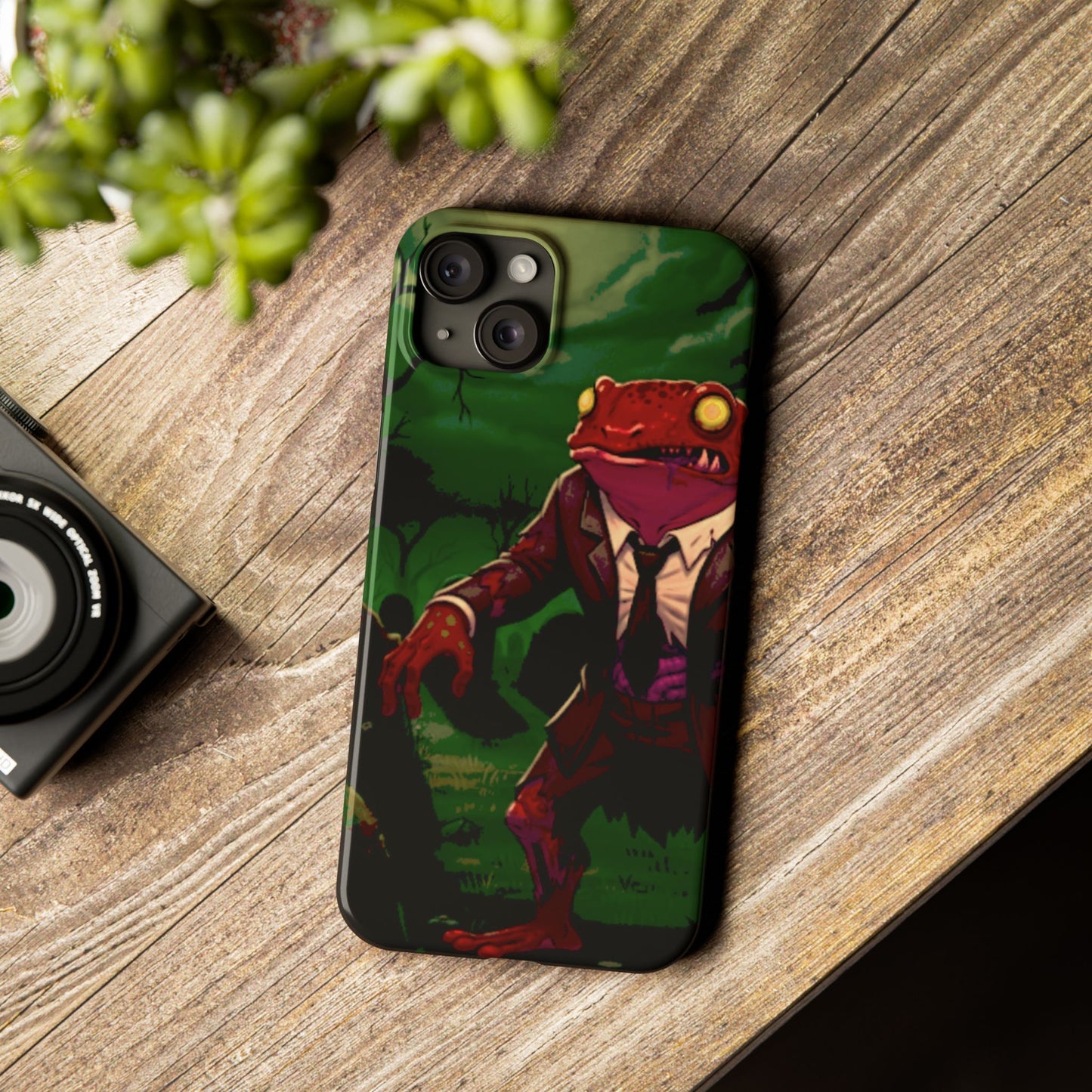 Halloween Agent Quacks Series Slim Phone Cases - Zombie Goro Design