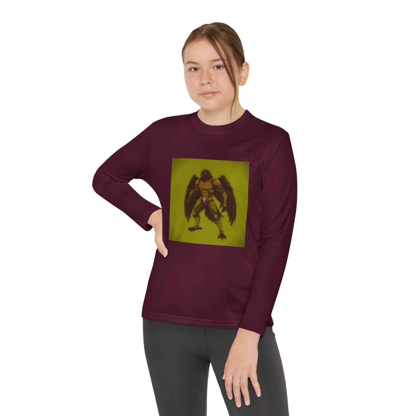 Agent Quacks Series Youth Long Sleeve Competitor Tee - Nightclaw Design