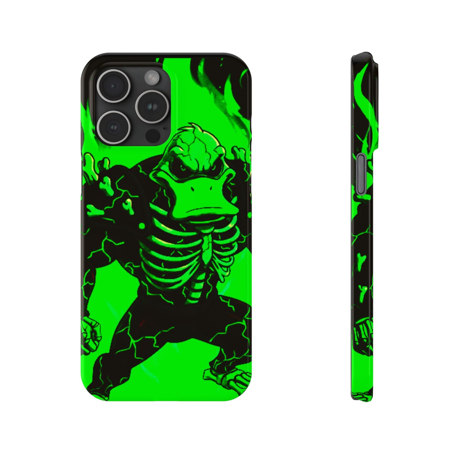Halloween Agent Quacks Series Slim Phone Cases - Skeleton Quacks Design