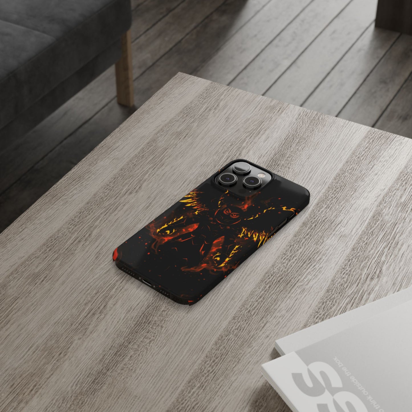 Halloween Agent Quacks Series Slim Phone Cases - Fiery General Onyx Design