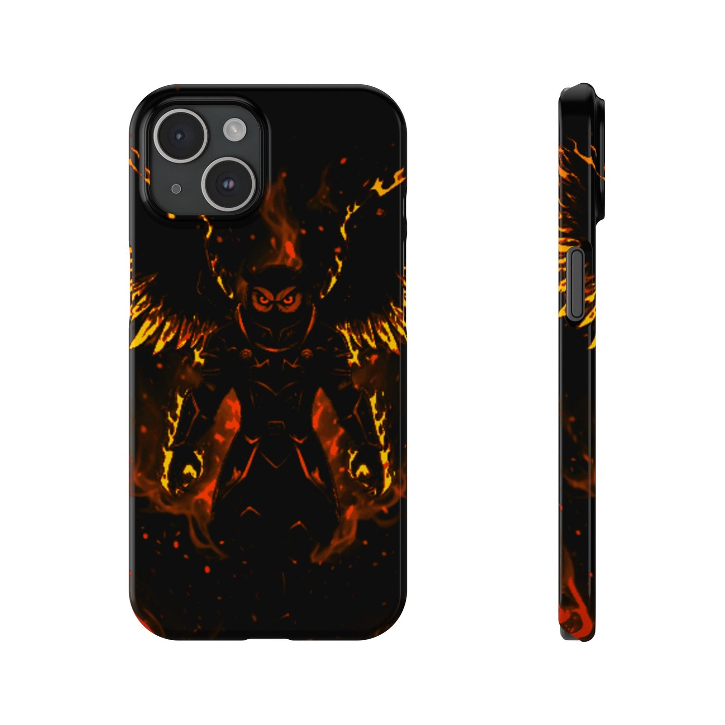 Halloween Agent Quacks Series Slim Phone Cases - Fiery General Onyx Design