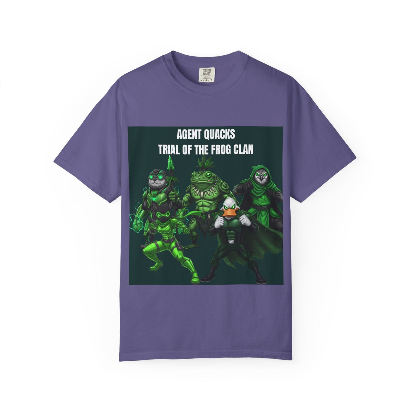 Agent Quacks – The Trial of the Frog Clan | Unisex Garment-Dyed T-Shirt
