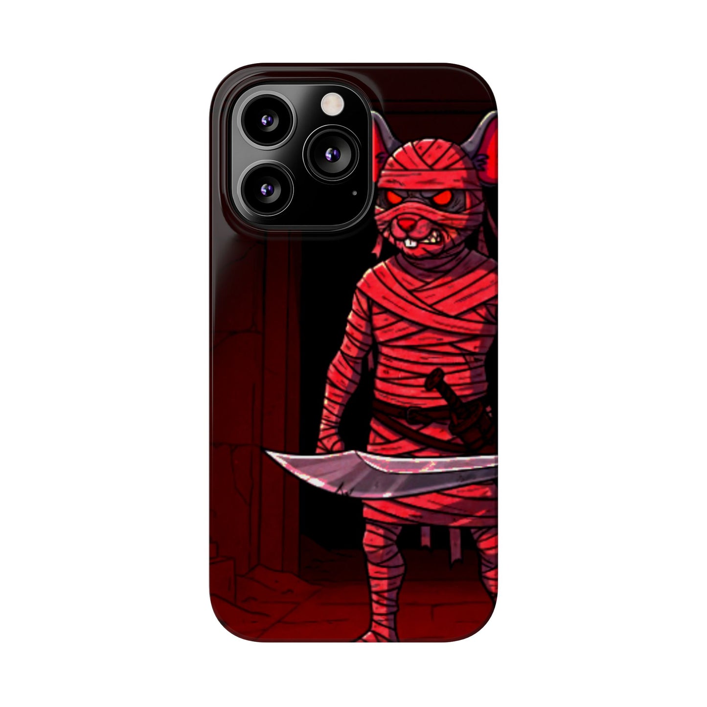 Halloween Agent Quacks Series Slim Phone Cases - Mummy Dr Murn Design
