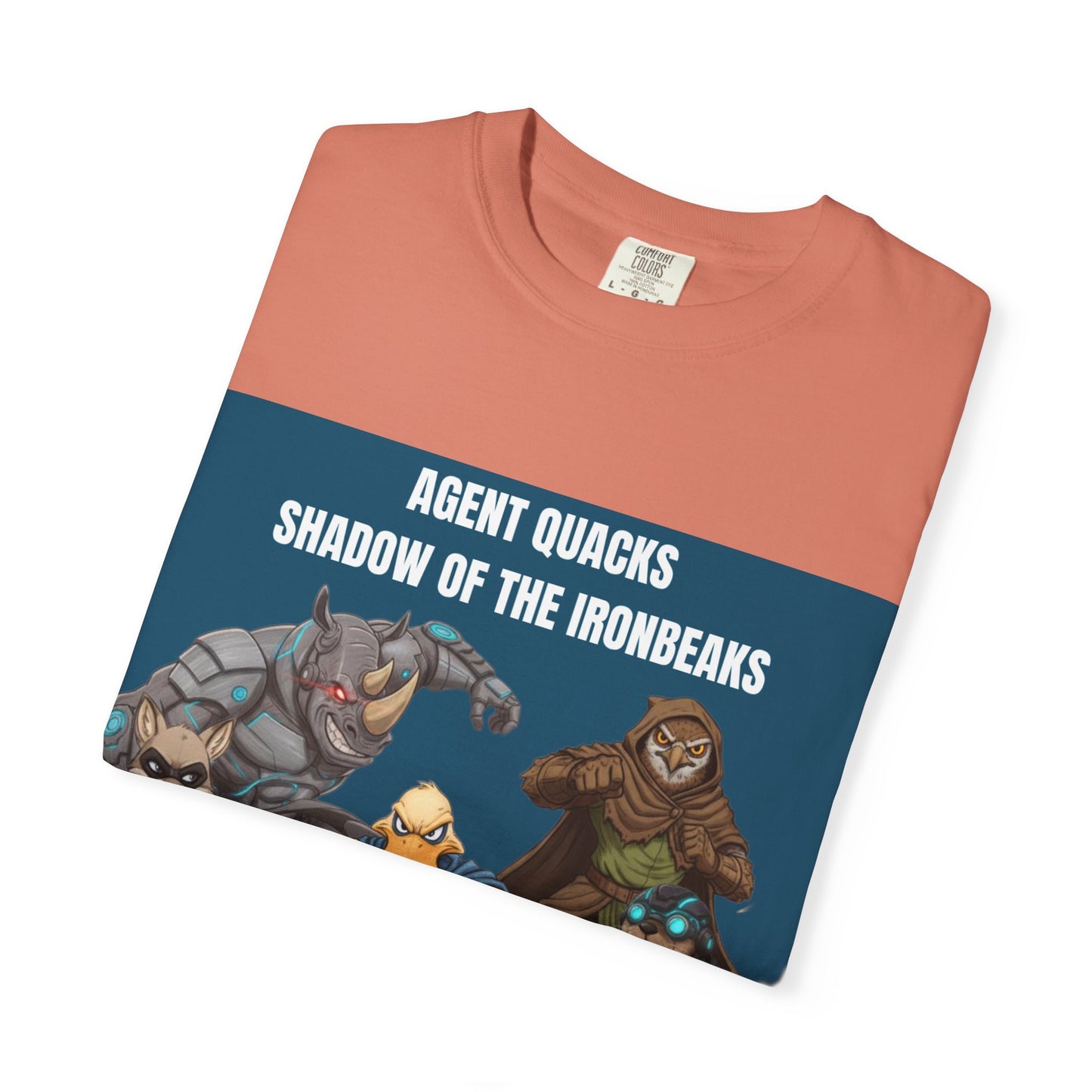 Agent Quacks – Shadow of the Iron Beaks | Unisex Garment-Dyed T-Shirt