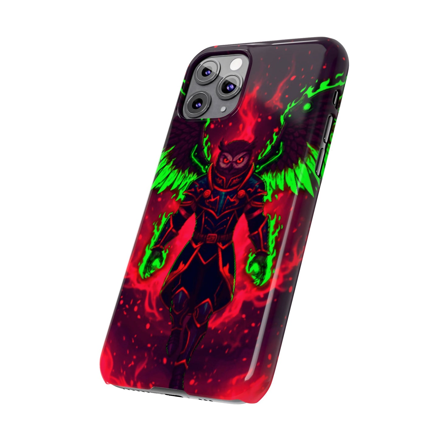 Halloween Agent Quacks Series Slim Phone Cases - Fiery General Onyx Design