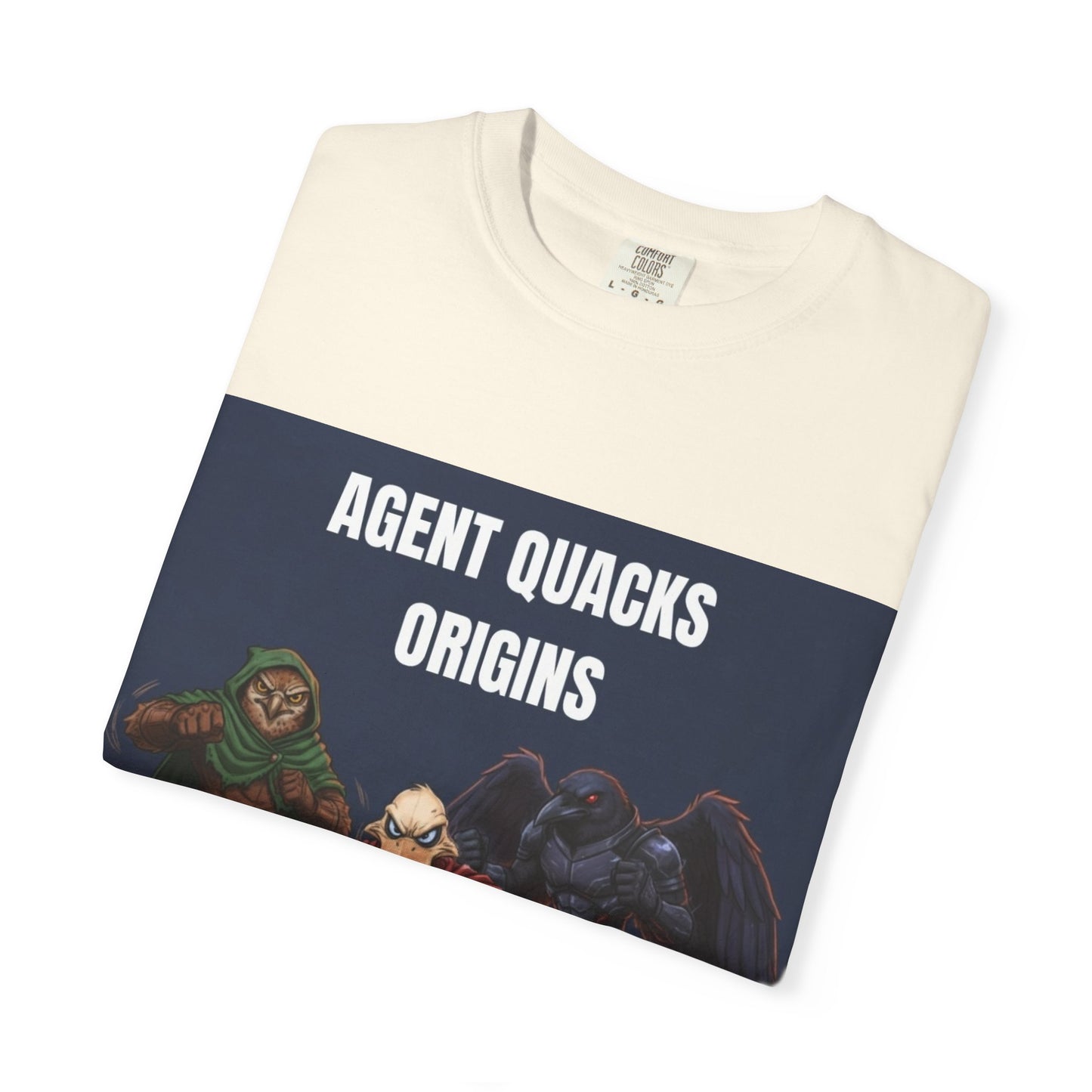 Agent Quacks – Origins | Unisex Garment-Dyed T-Shirt