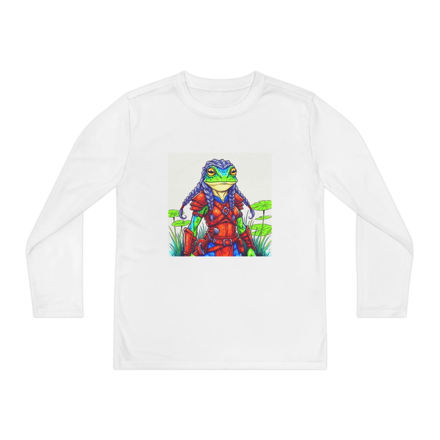 Agent Quacks Series Youth Long Sleeve Competitor Tee - Sarella Design