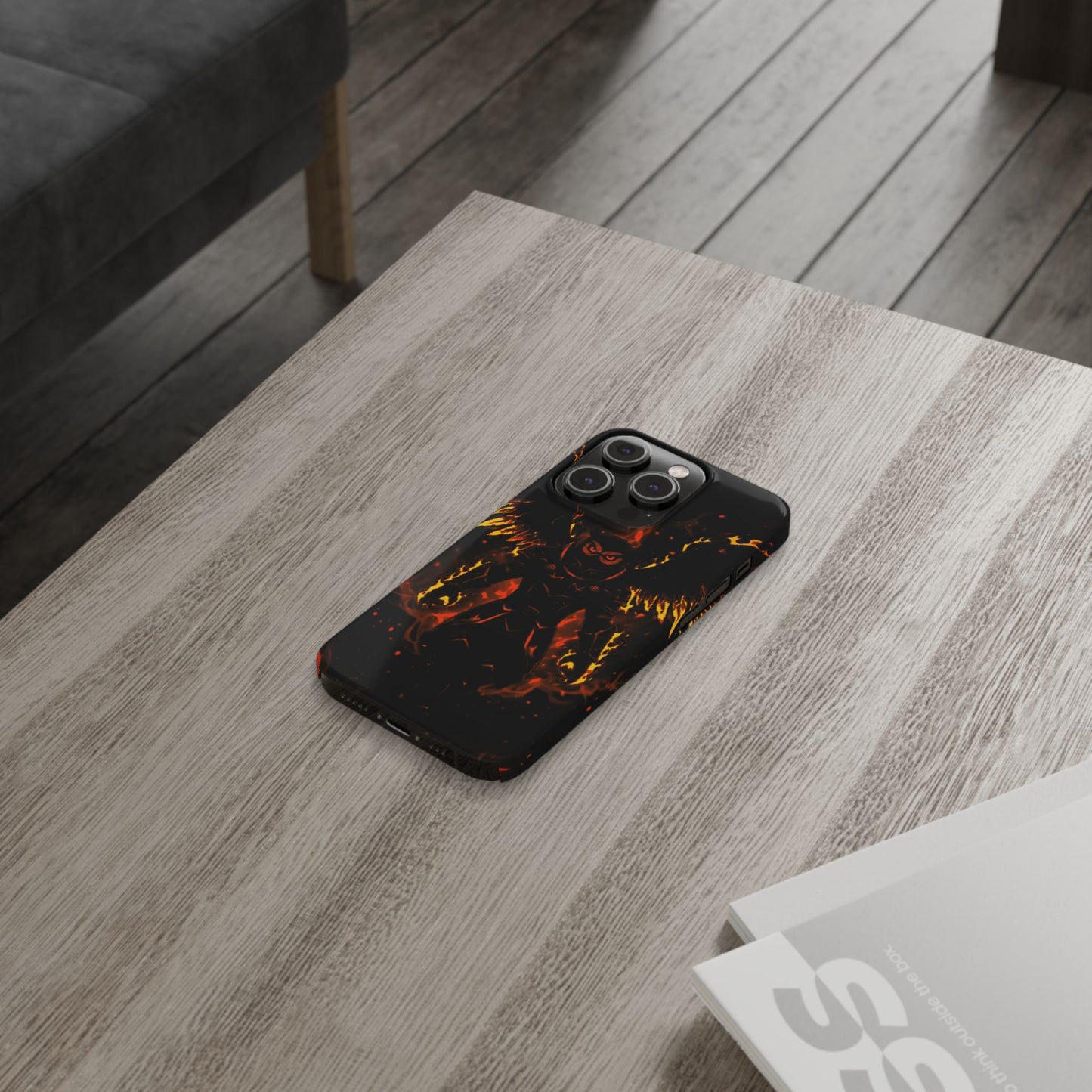 Halloween Agent Quacks Series Slim Phone Cases - Fiery General Onyx Design