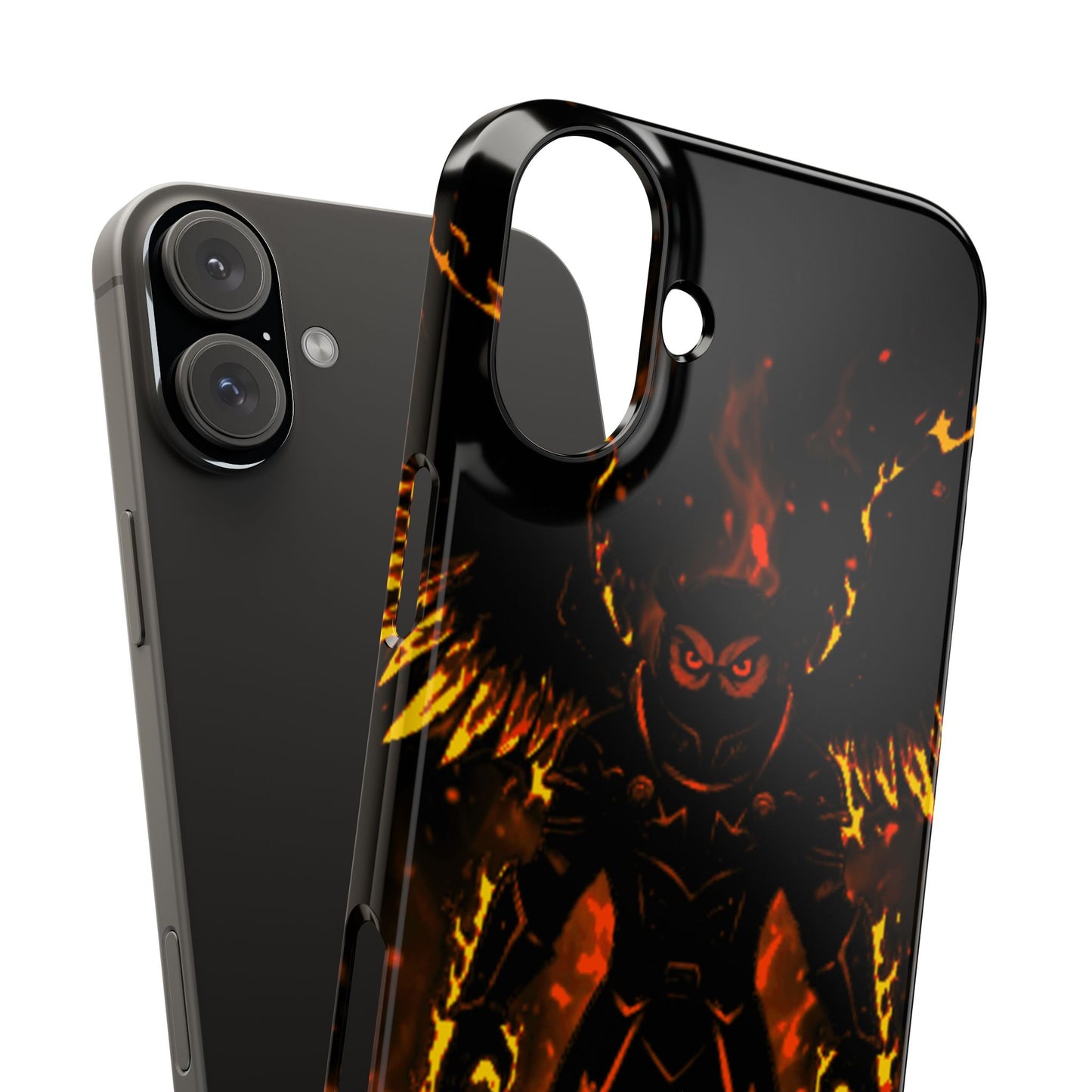 Halloween Agent Quacks Series Slim Phone Cases - Fiery General Onyx Design