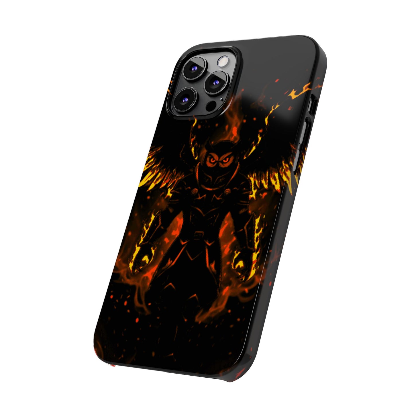 Halloween Agent Quacks Series Slim Phone Cases - Fiery General Onyx Design