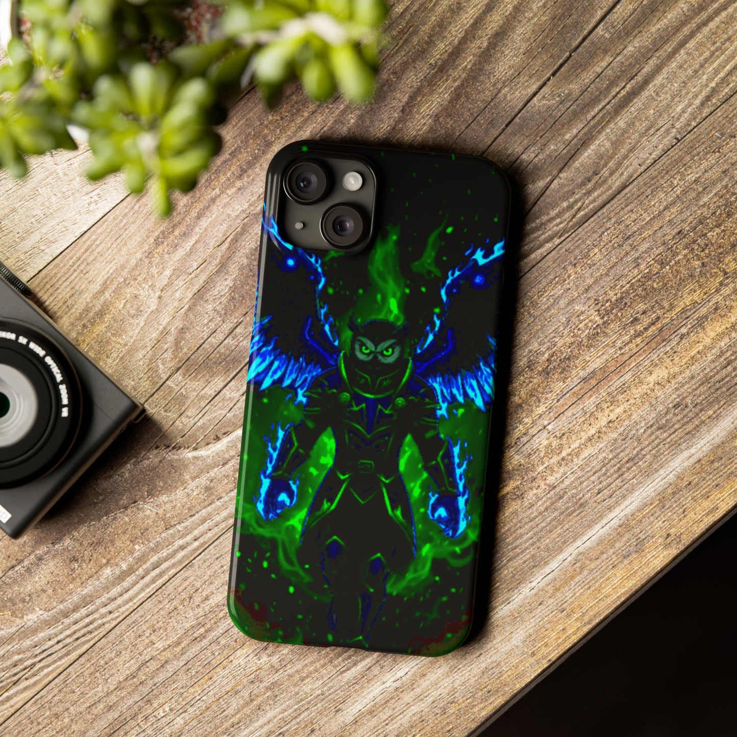 Halloween Agent Quacks Series Slim Phone Cases - Fiery General Onyx Design