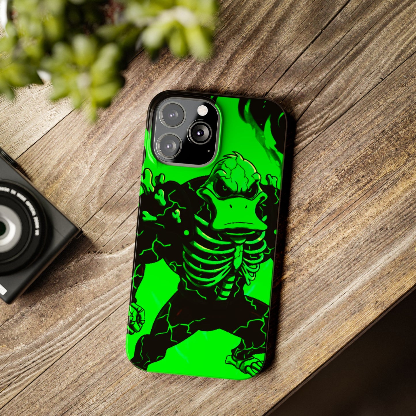 Halloween Agent Quacks Series Slim Phone Cases - Skeleton Quacks Design