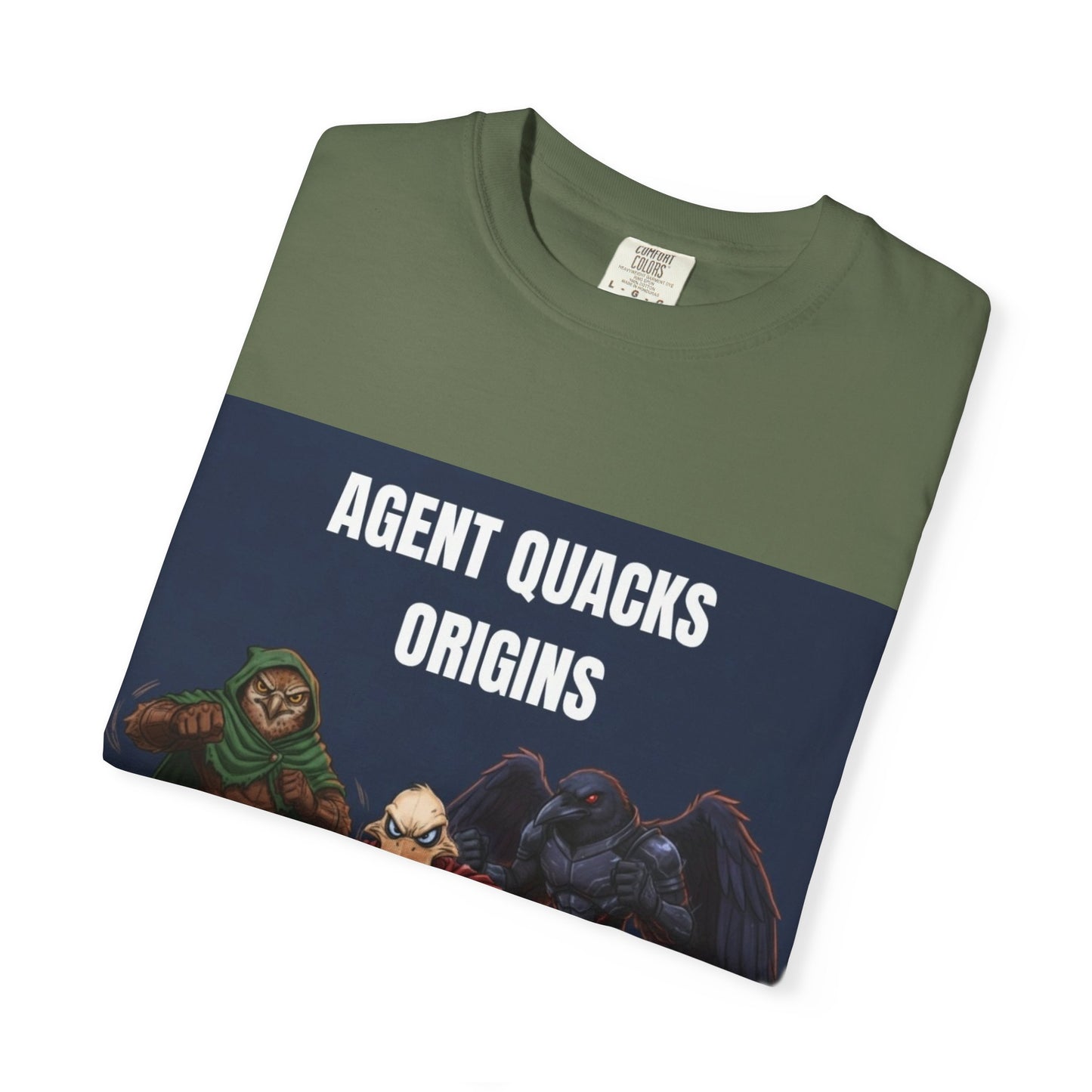 Agent Quacks – Origins | Unisex Garment-Dyed T-Shirt
