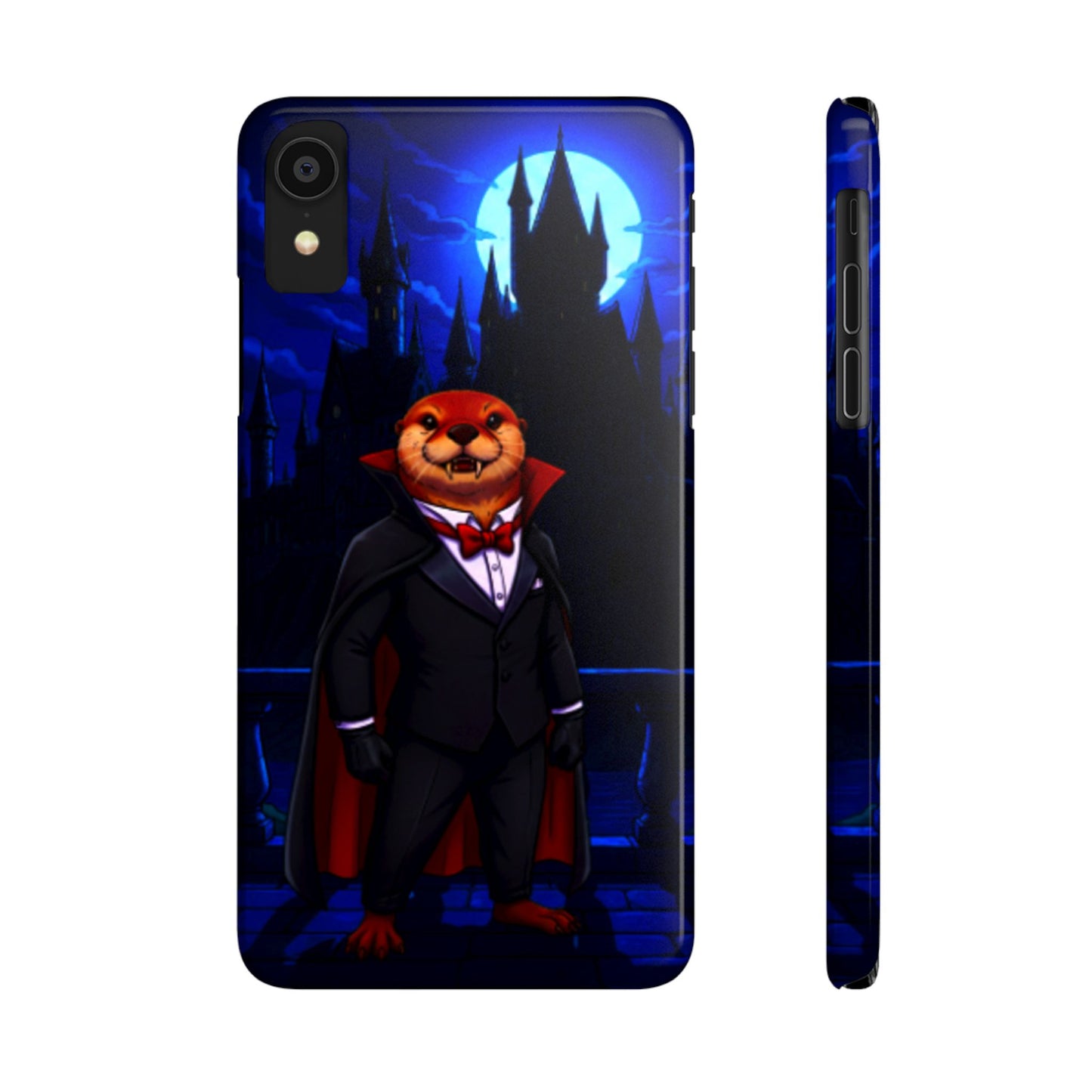 Halloween Agent Quacks Series Slim Phone Cases - Vampire Gearshift Design
