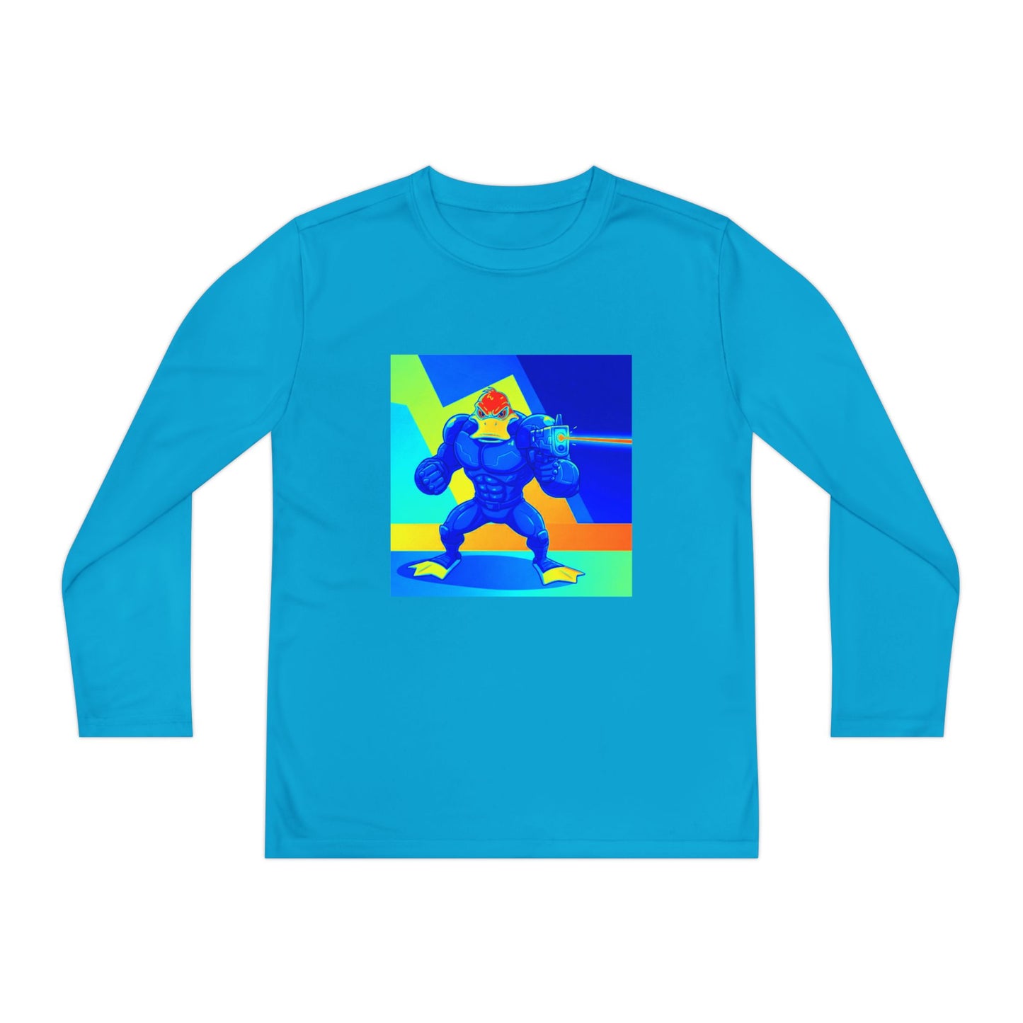 Agent Quacks Series Youth Long Sleeve Competitor Tee - Quacks Design
